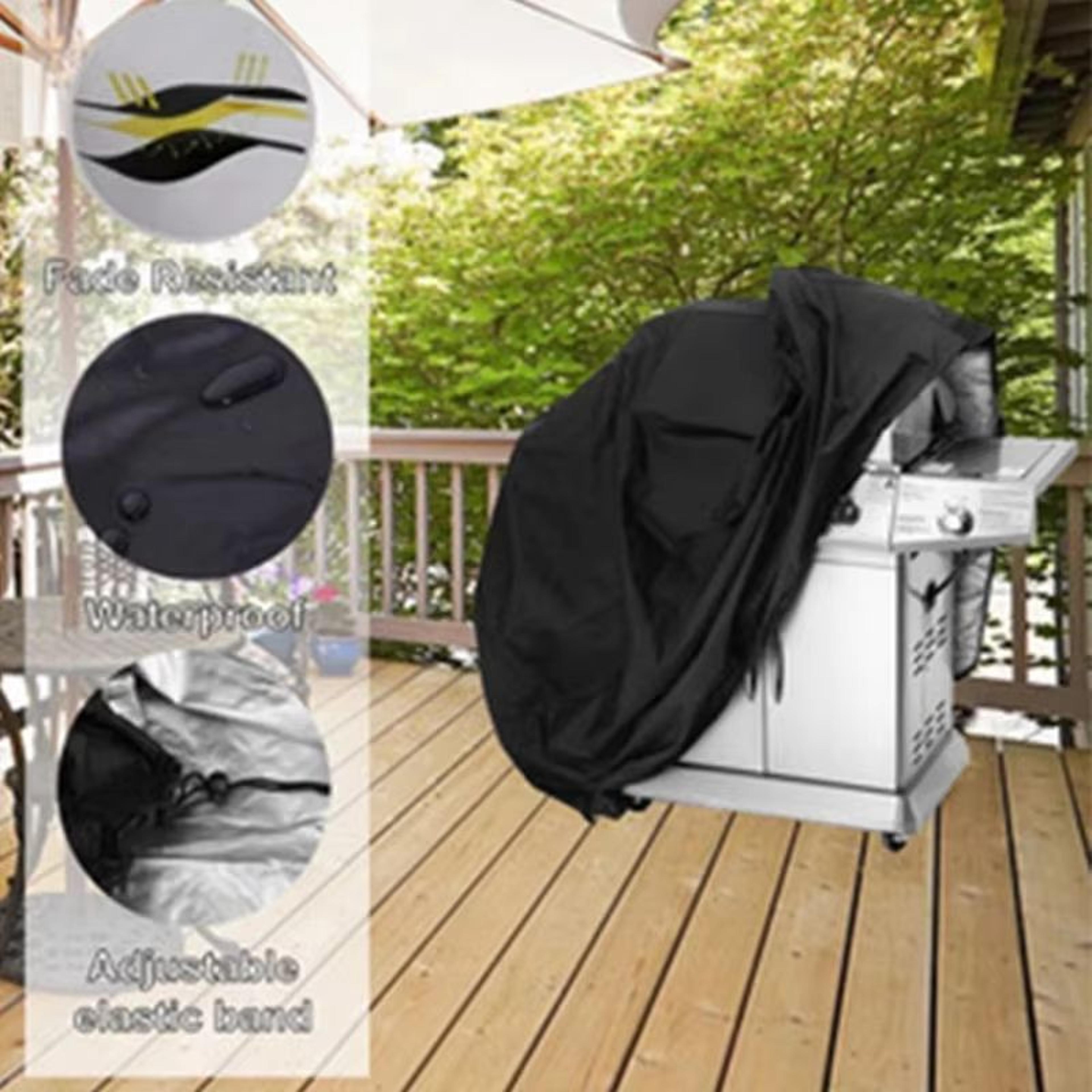 Heavy Duty Waterproof Oxford BBQ Grill Cover For Outdoor Barbecue And Smoker Protection 1