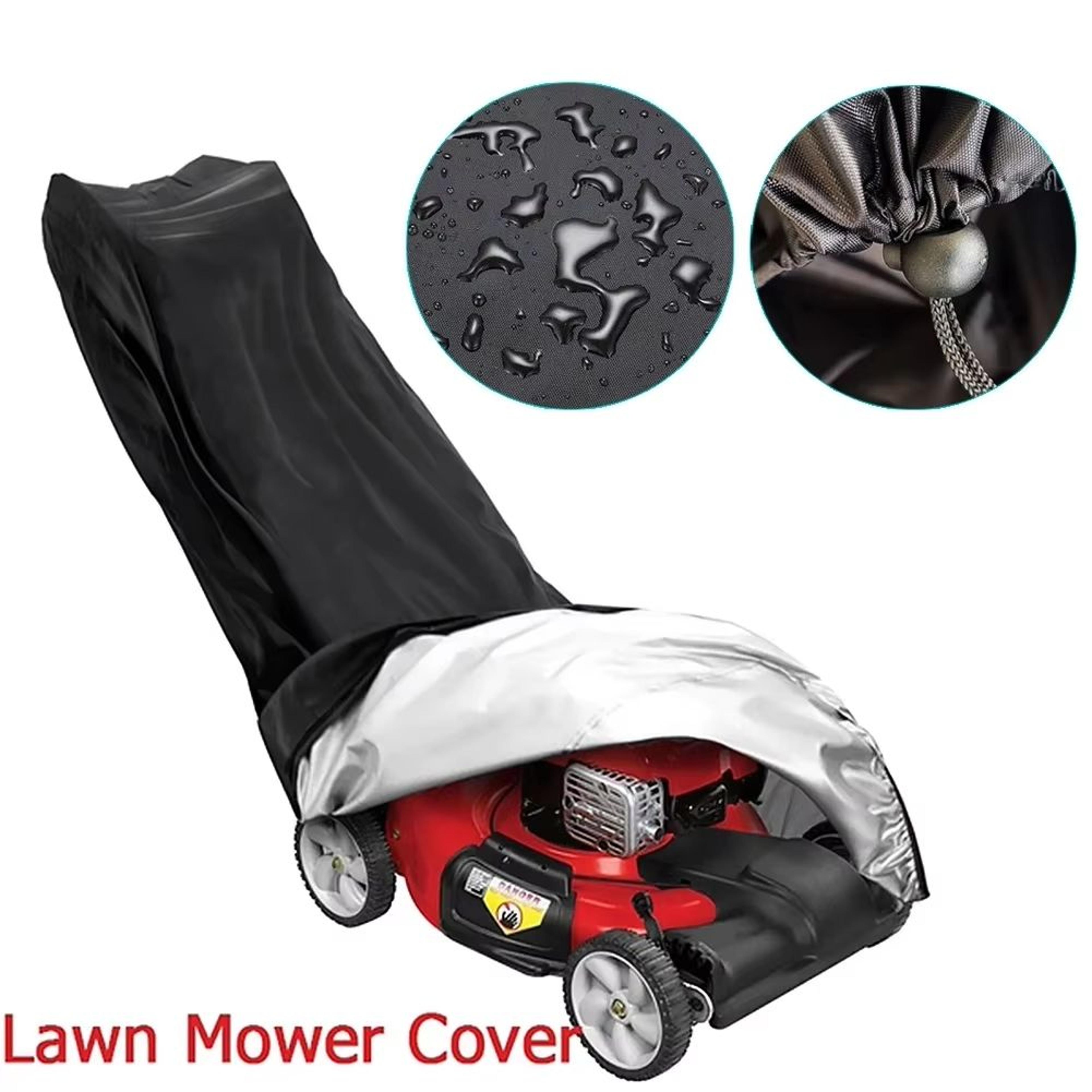 210D Waterproof Lawn Mower Cover With UV Protection And Drawstring  Universal Outdoor Equipment Cov 1