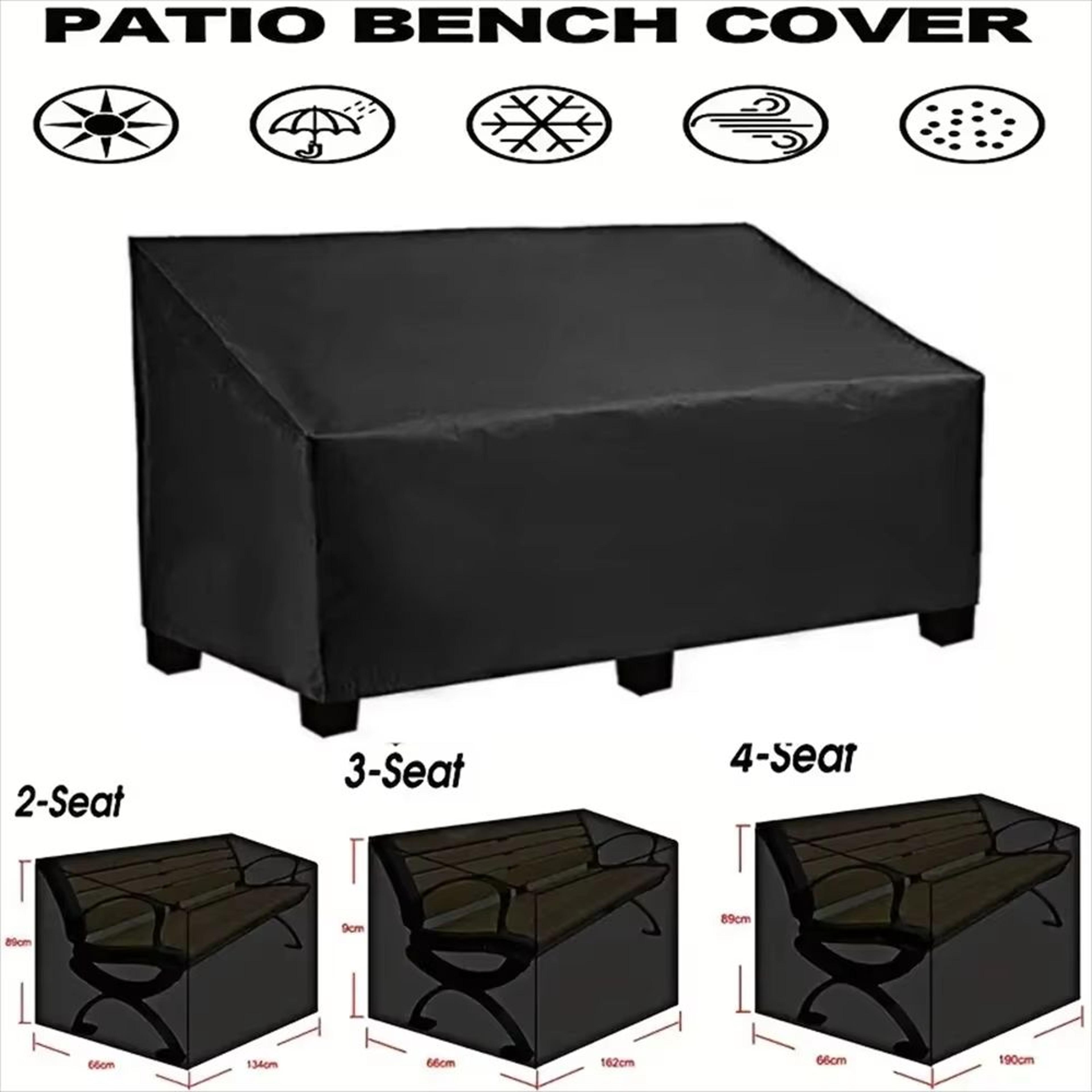 HeavyDuty Waterproof Garden Bench Cover  UV  Tear Resistant Windproof Oxford Fabric Protection 2