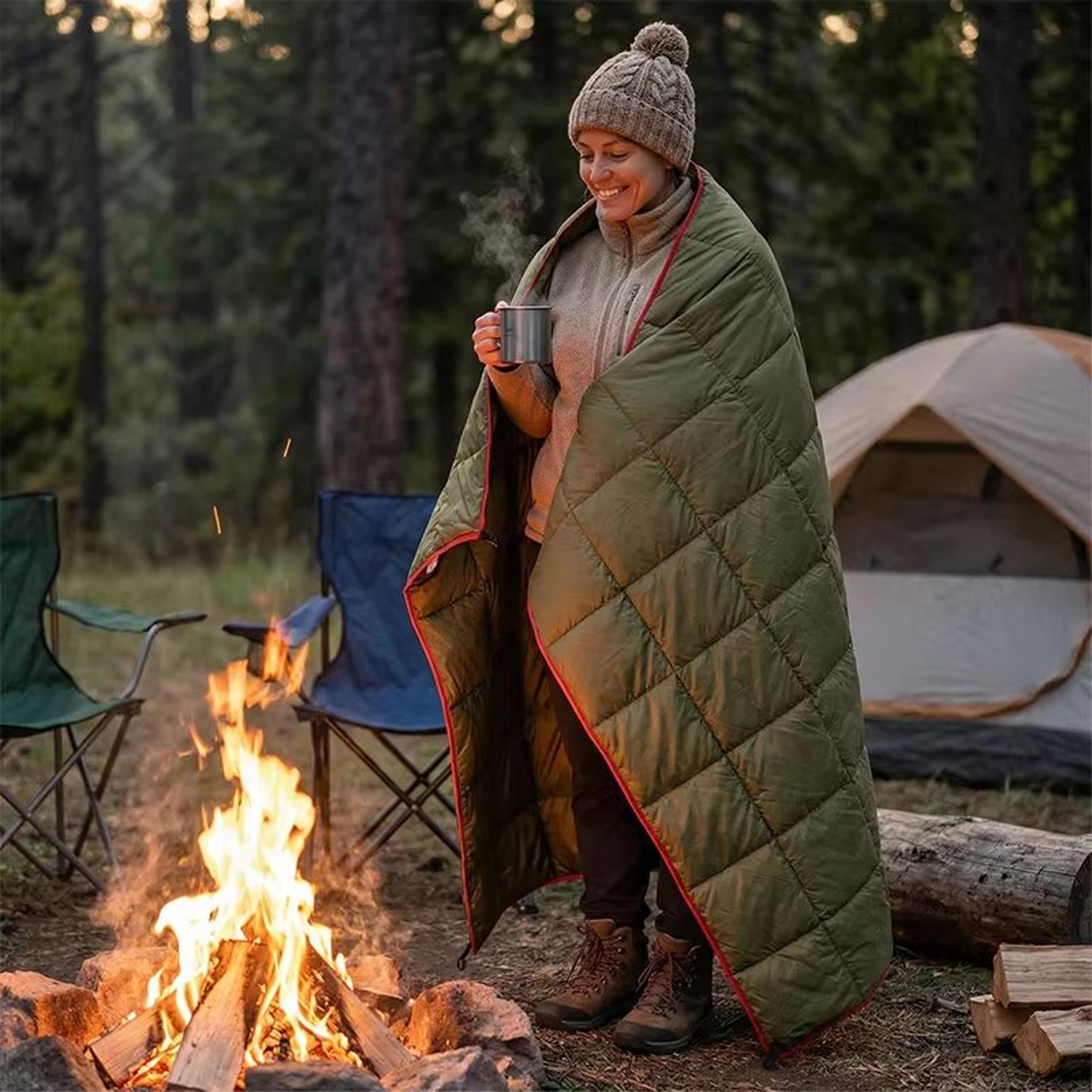 AllSeason Lightweight Camping  Travel Blanket Mat 2