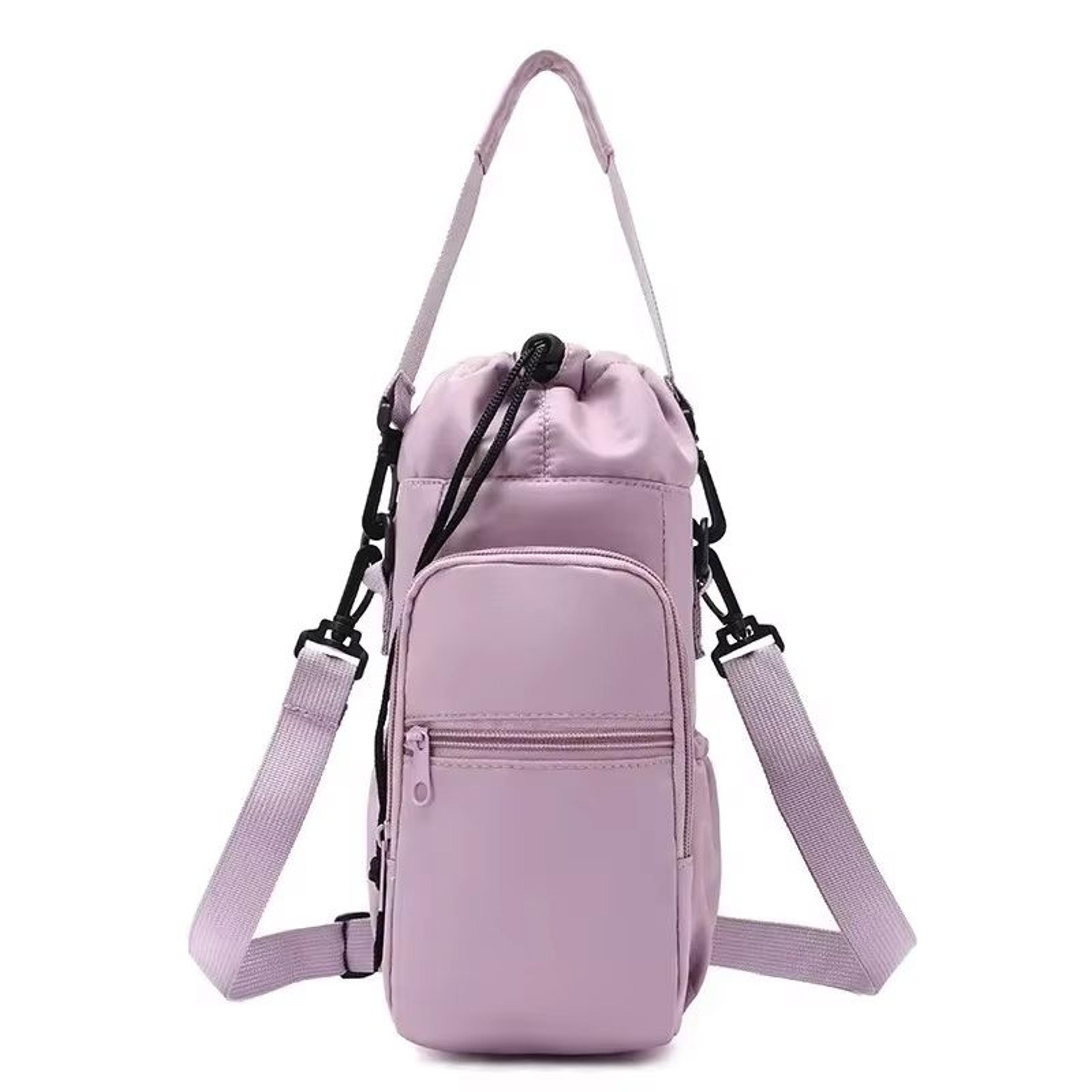 Portable Insulated Water Bottle Bag With Adjustable Strap And Phone Pocket 7
