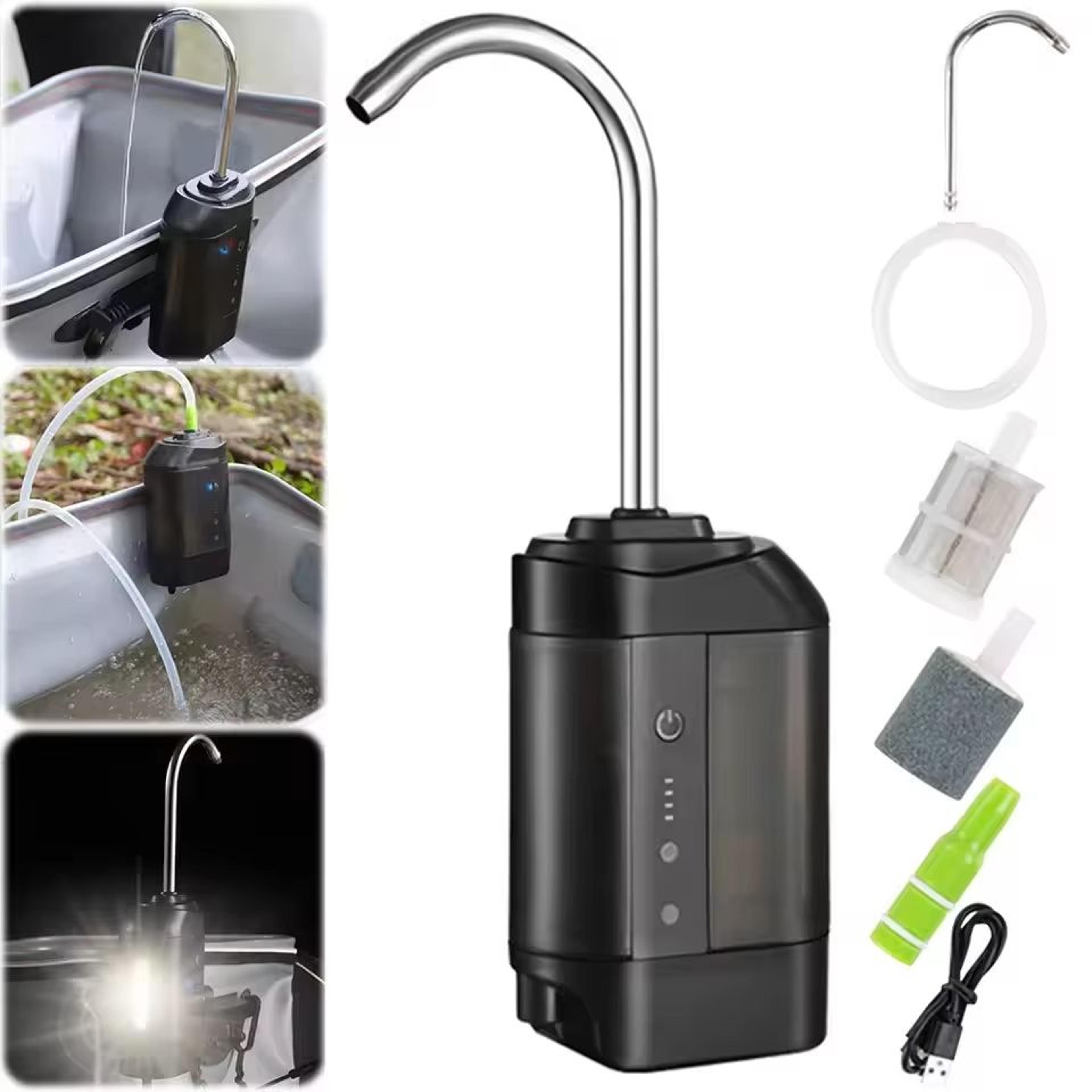 Outdoor USB Portable Fishing Oxygen Pump With Intelligent Sensor And LED Light 1