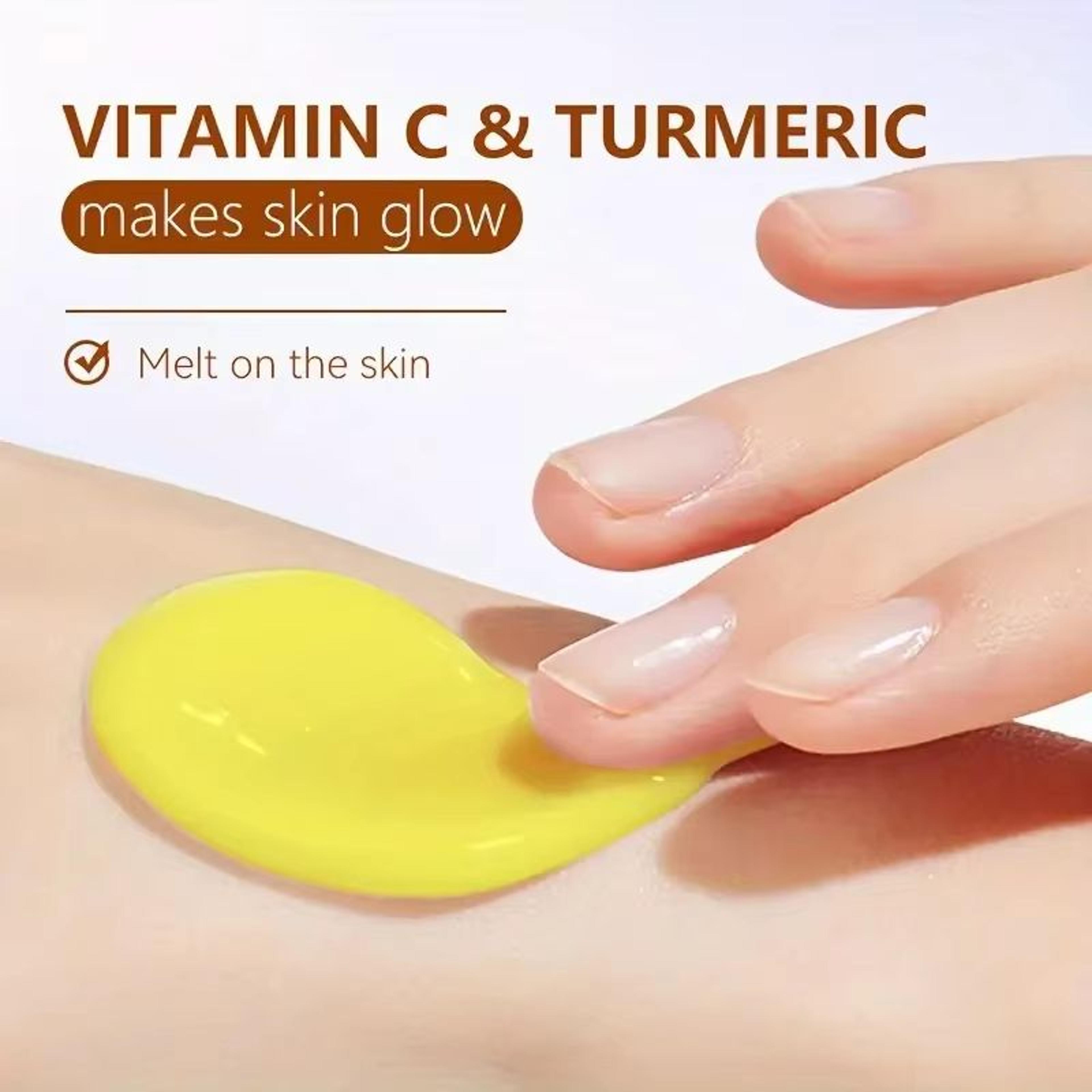 Turmeric  Vitamin C AntiAging Moisturizing Cream  Collagen  Hyaluronic Acid Skin Care 2