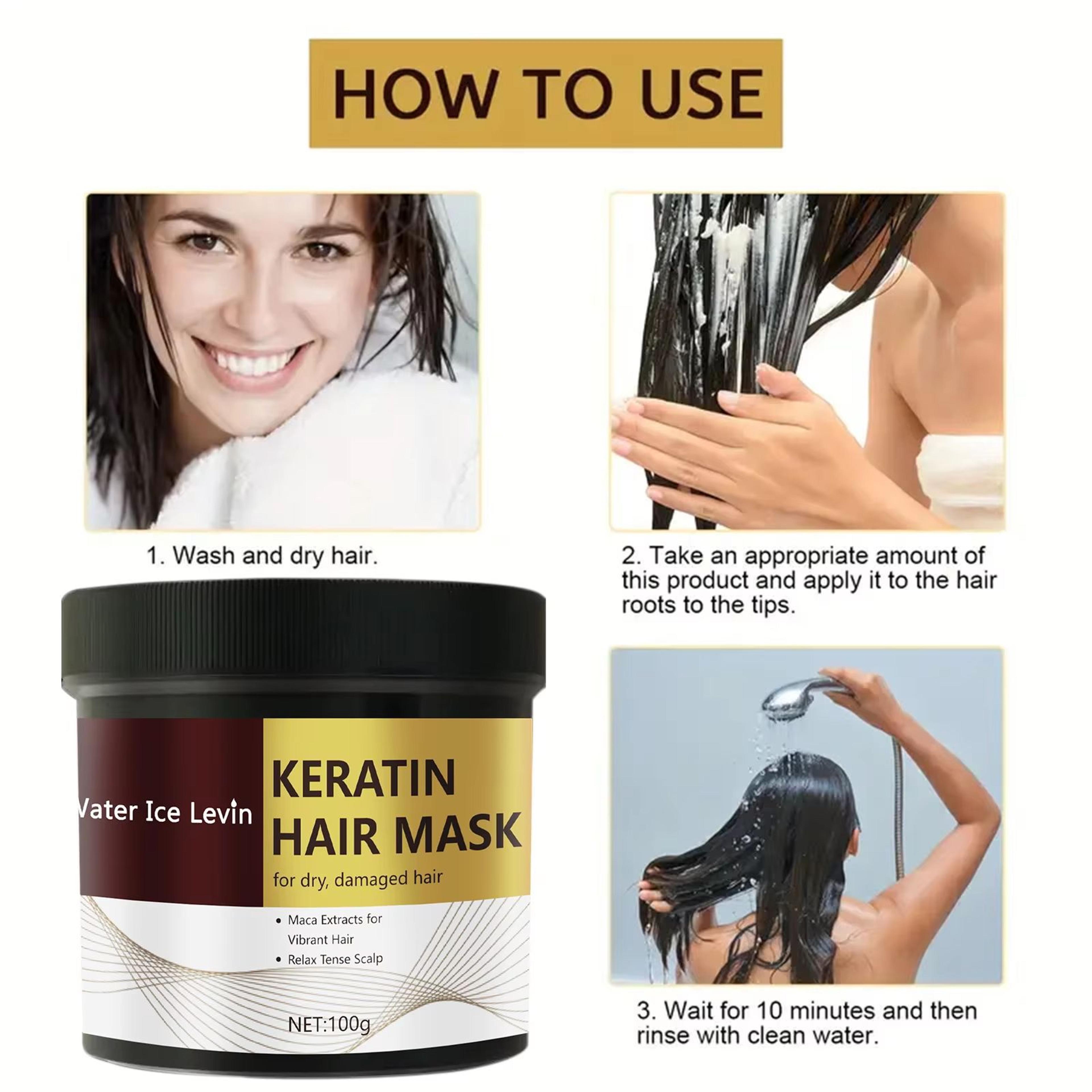 Magical Keratin Hair Mask  5 Second Deep Repair For Damaged Frizzy Hair With Shine  Moisture 4