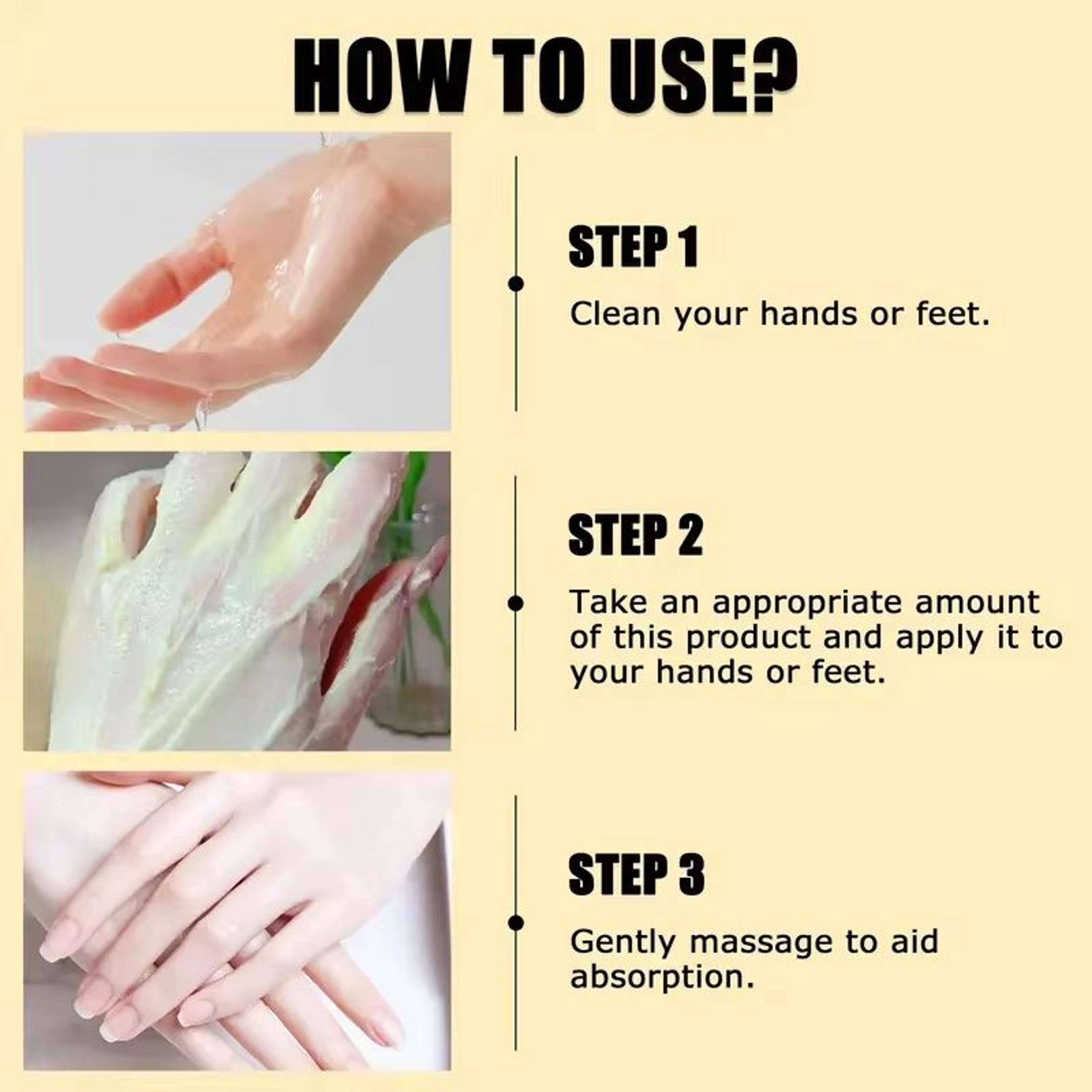 Turmeric  Bee Venom AntiDrying Crack Foot  Hand Repair Cream  Deep Moisture  Skin Renewal 5