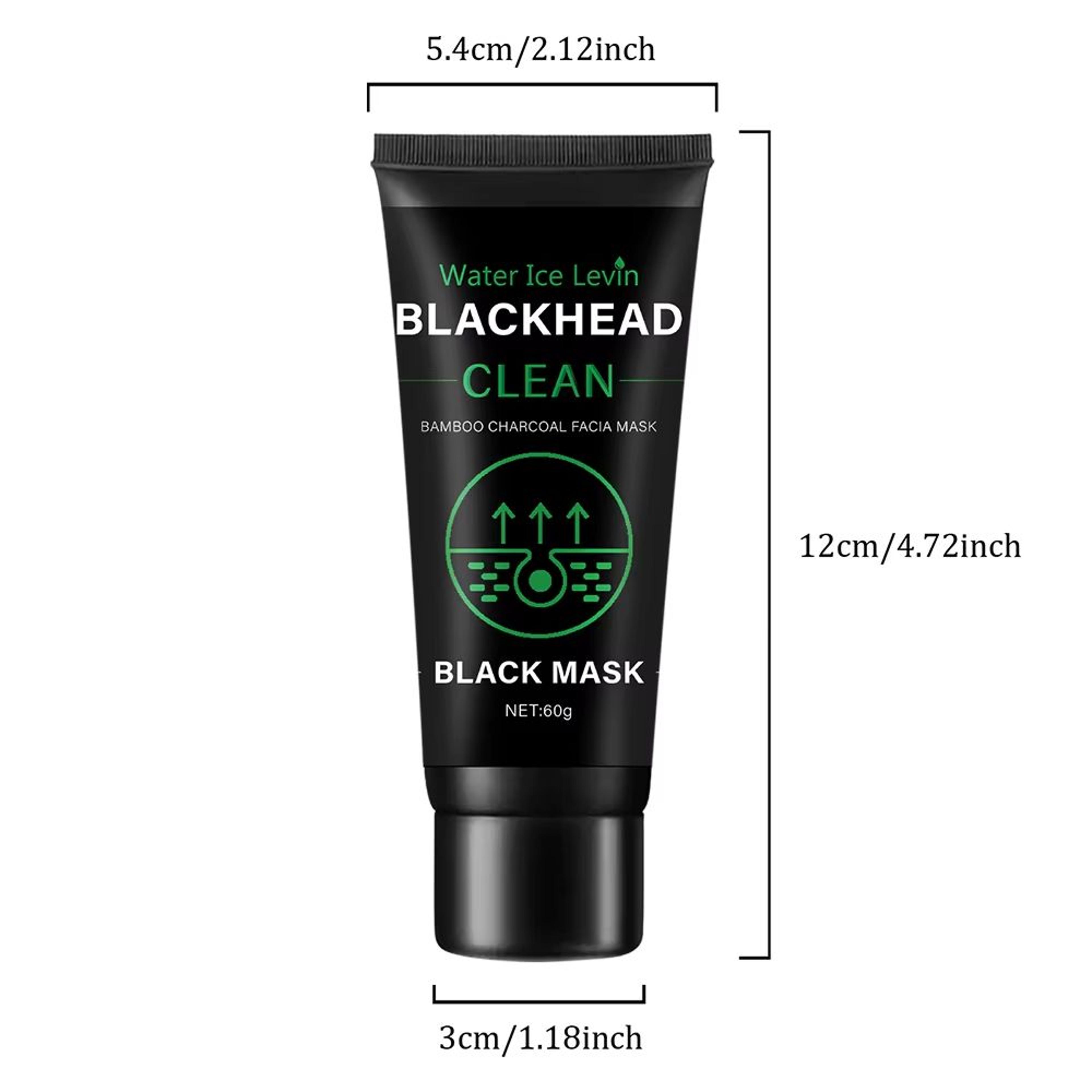 Bamboo Charcoal Deep Cleansing Face Mask  Blackhead Removal  Exfoliating Treatment 2