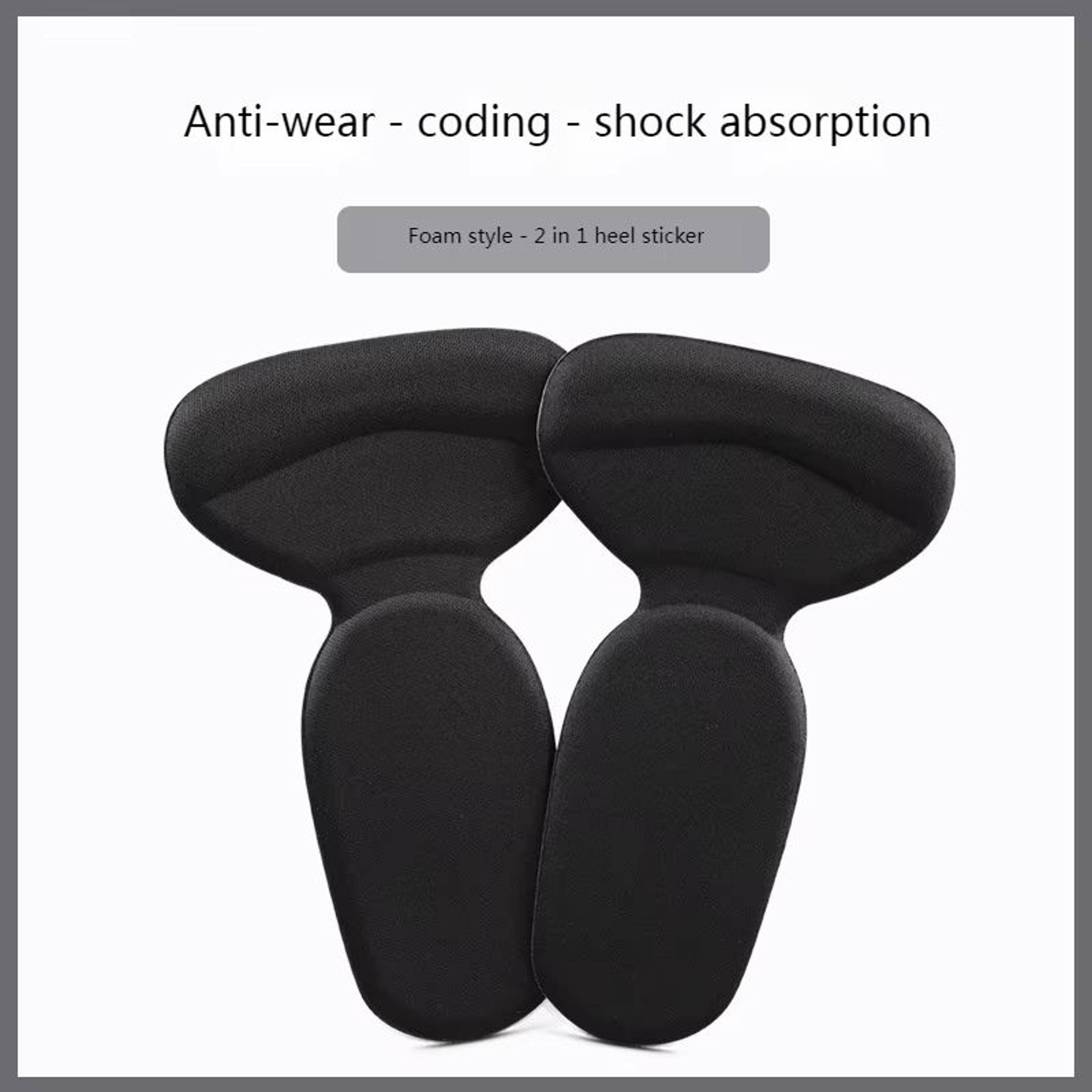 TShape Sponge Heel Stickers Shoe Cushion Inserts  Heel Protectors For High Heels 7