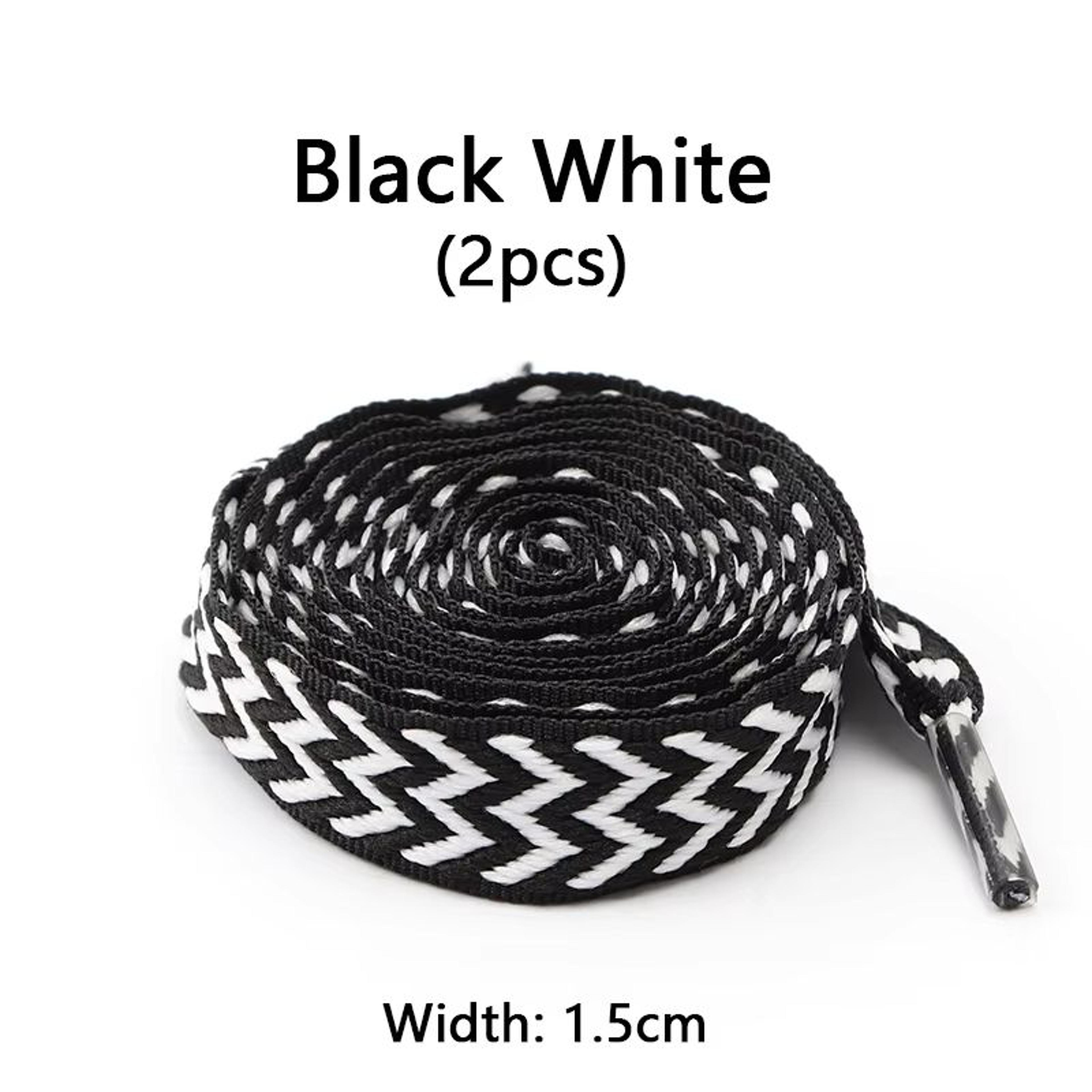 Flat Wavy Bread Style Shoelaces For Sneakers 059in 079in 118in Trend Shoe Lace Ropes 10