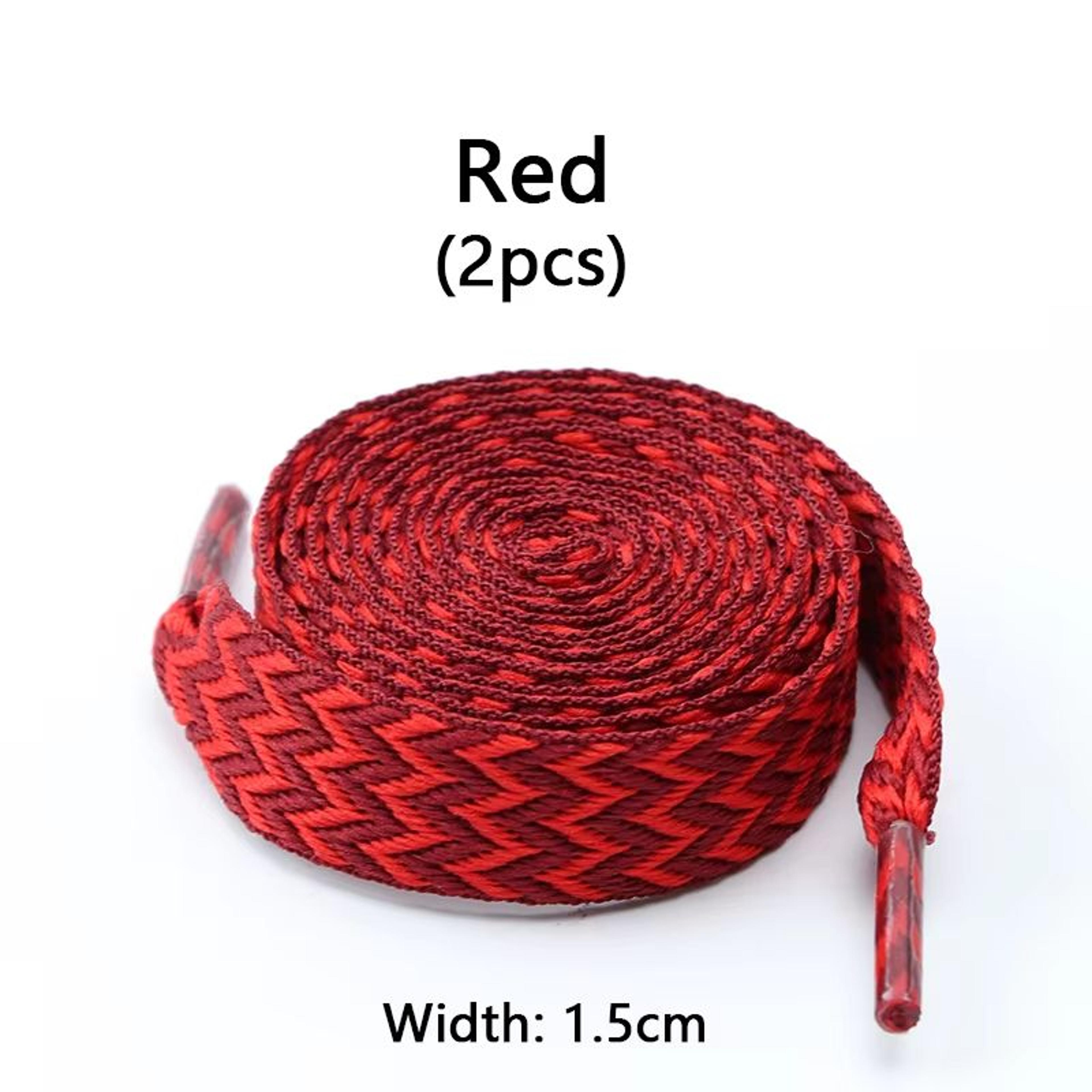 Flat Wavy Bread Style Shoelaces For Sneakers 059in 079in 118in Trend Shoe Lace Ropes 12