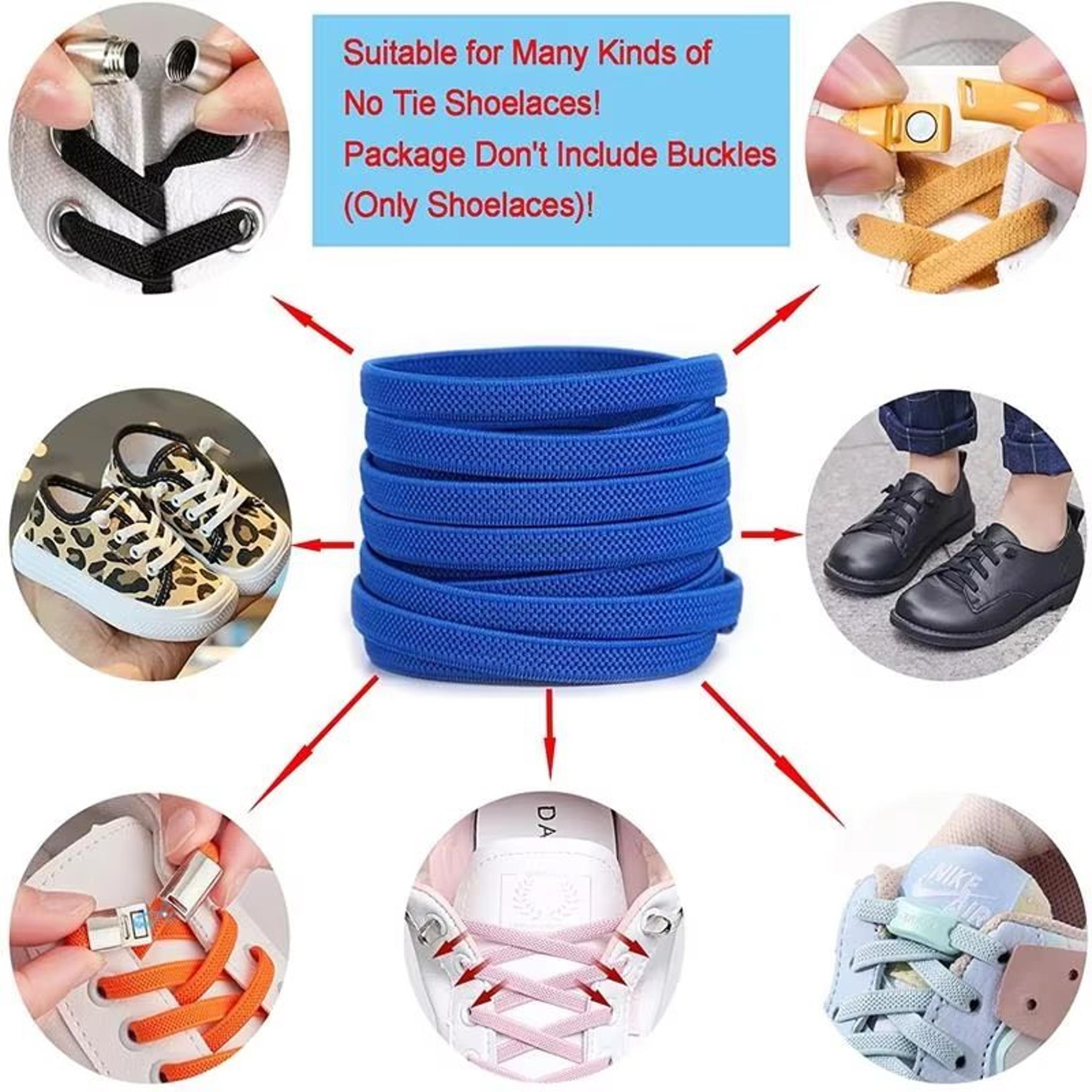 Classic Elastic Flat Shoelaces 028in For Sneakers  Kids And Adults 4