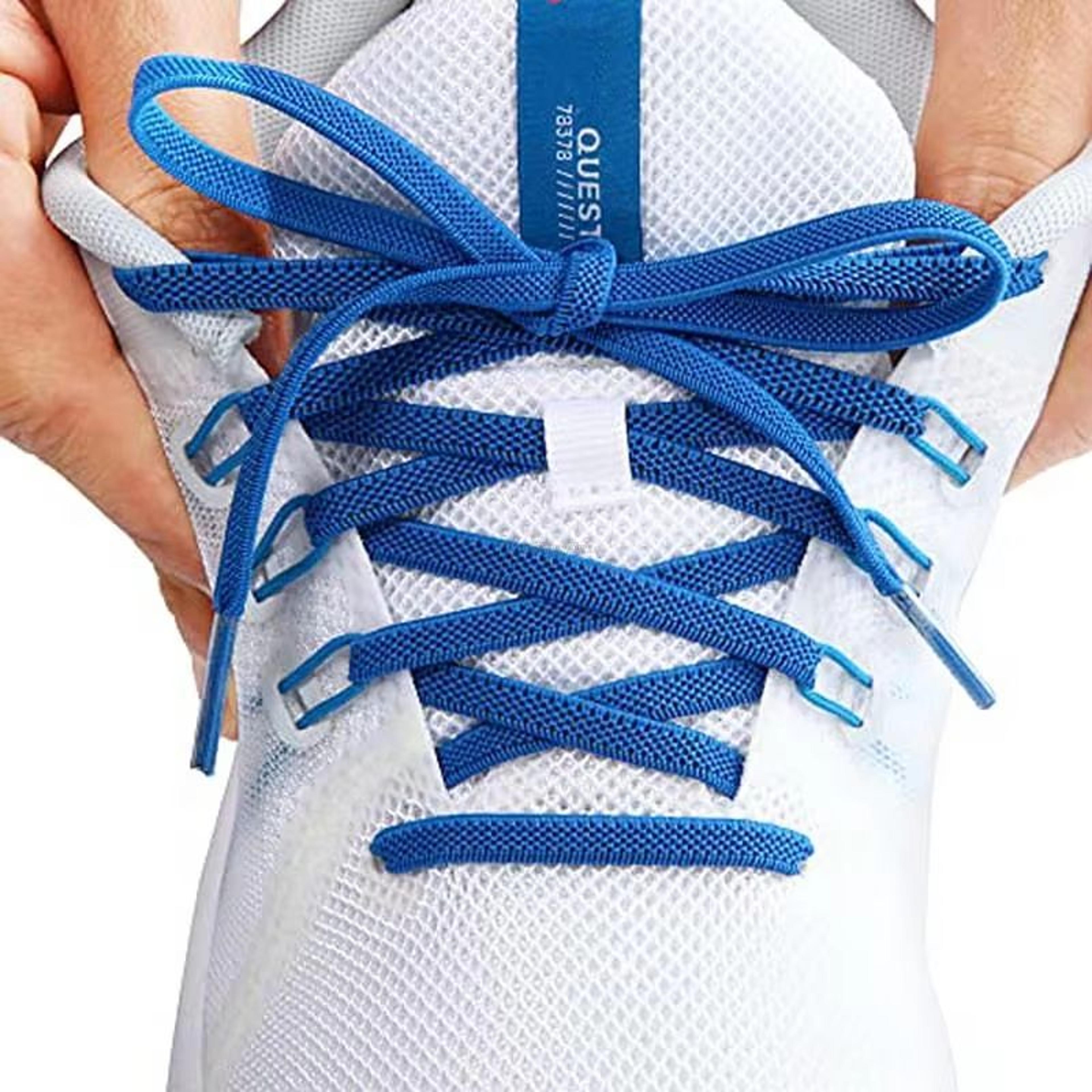 Classic Elastic Flat Shoelaces 028in For Sneakers  Kids And Adults 6