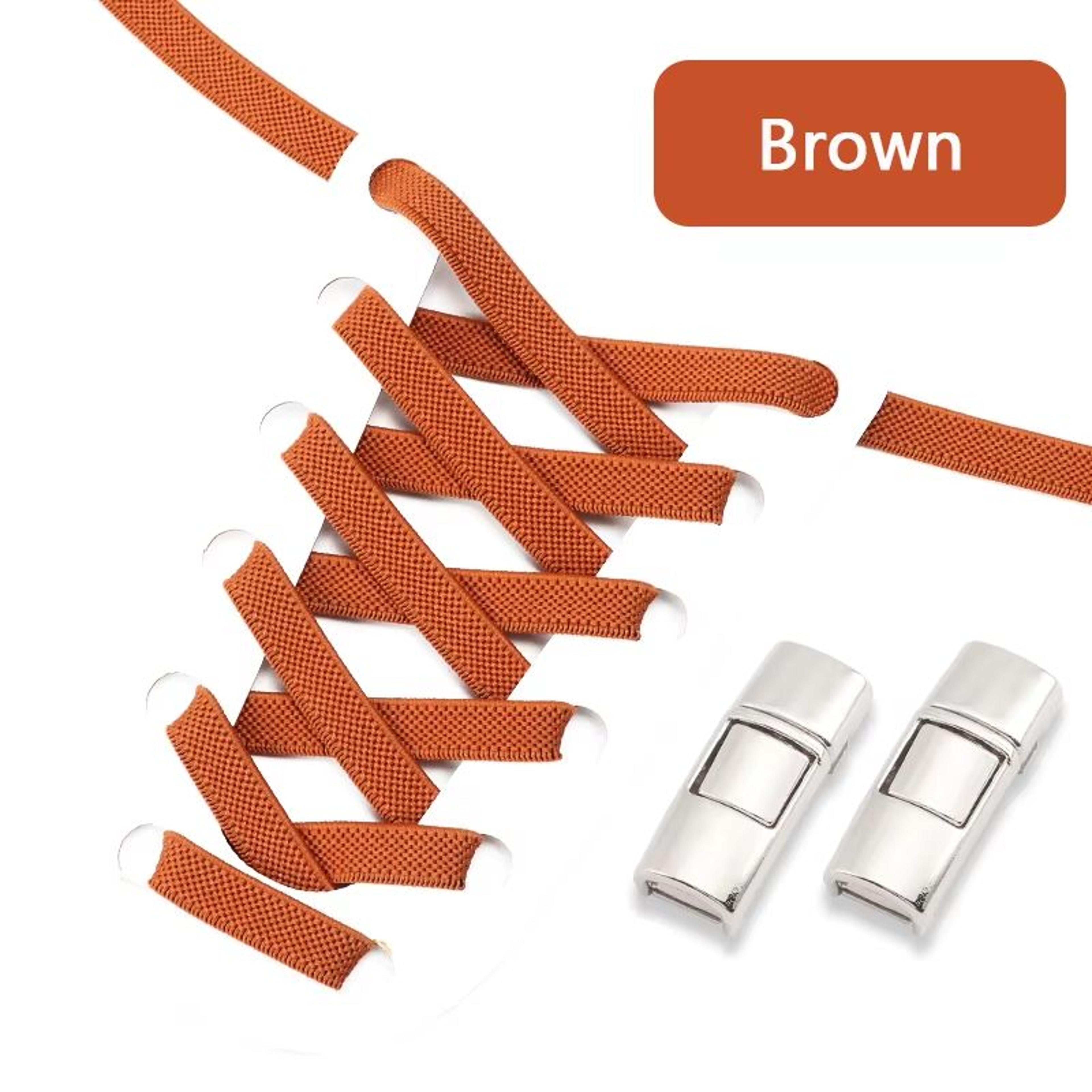Elastic Press Lock NoTie Shoelaces 031in Wide For Sneakers  Kids And Adults 20