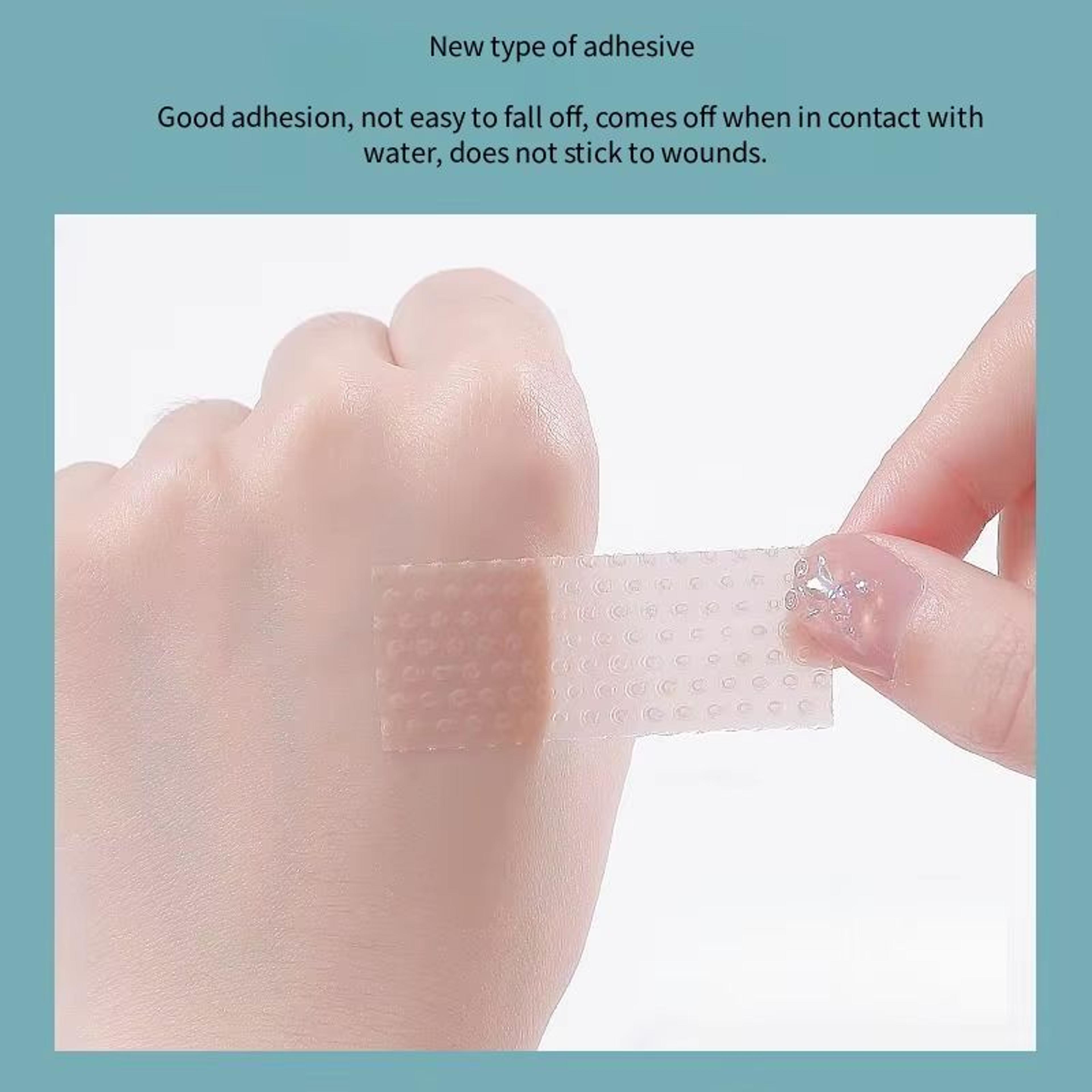 Silicone Gel Heel Stickers Invisible Biomimetic Heel Protector For Foot Care 3