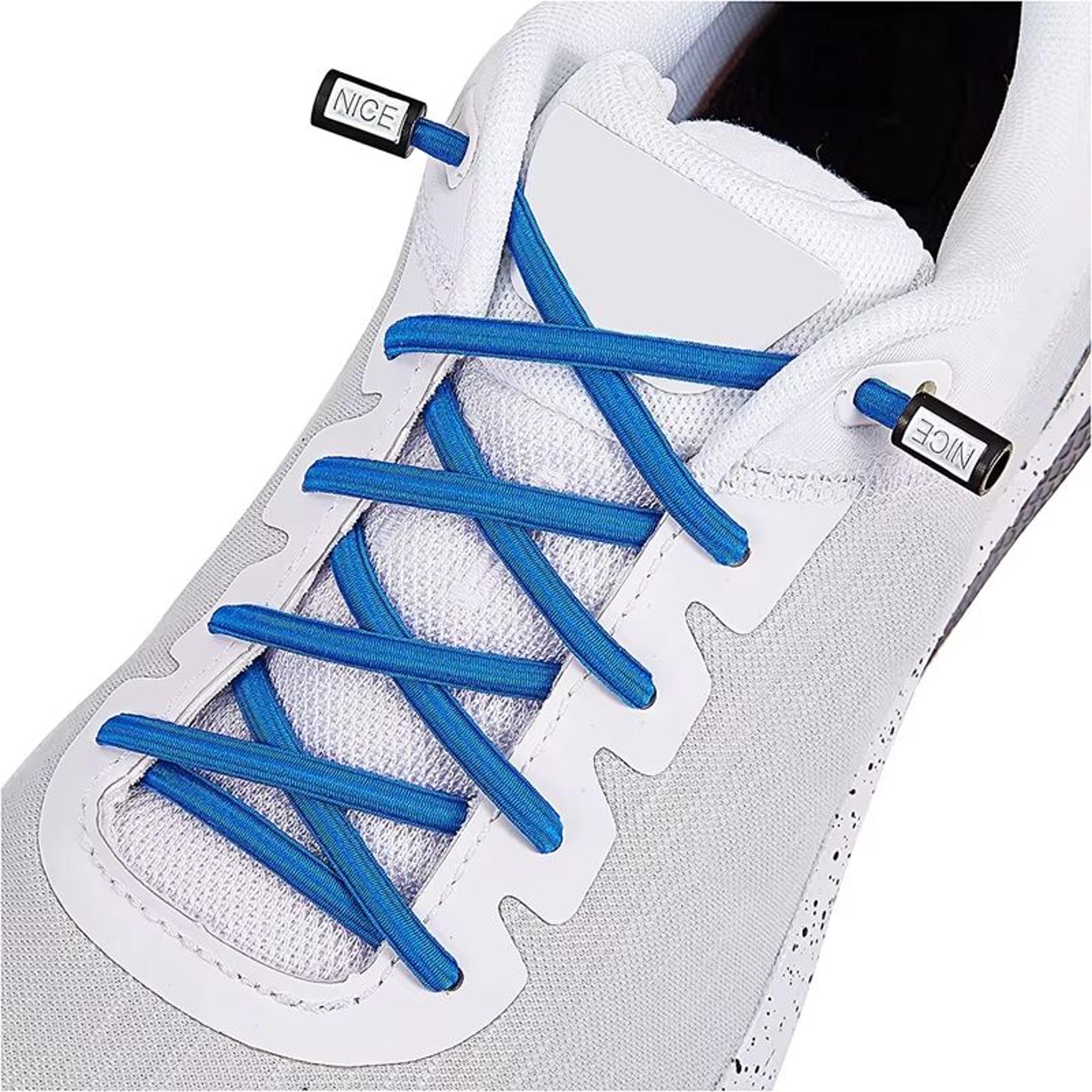 Round Elastic NoTie Shoelaces With Nice Lock For Sneakers Kids And Adults 12