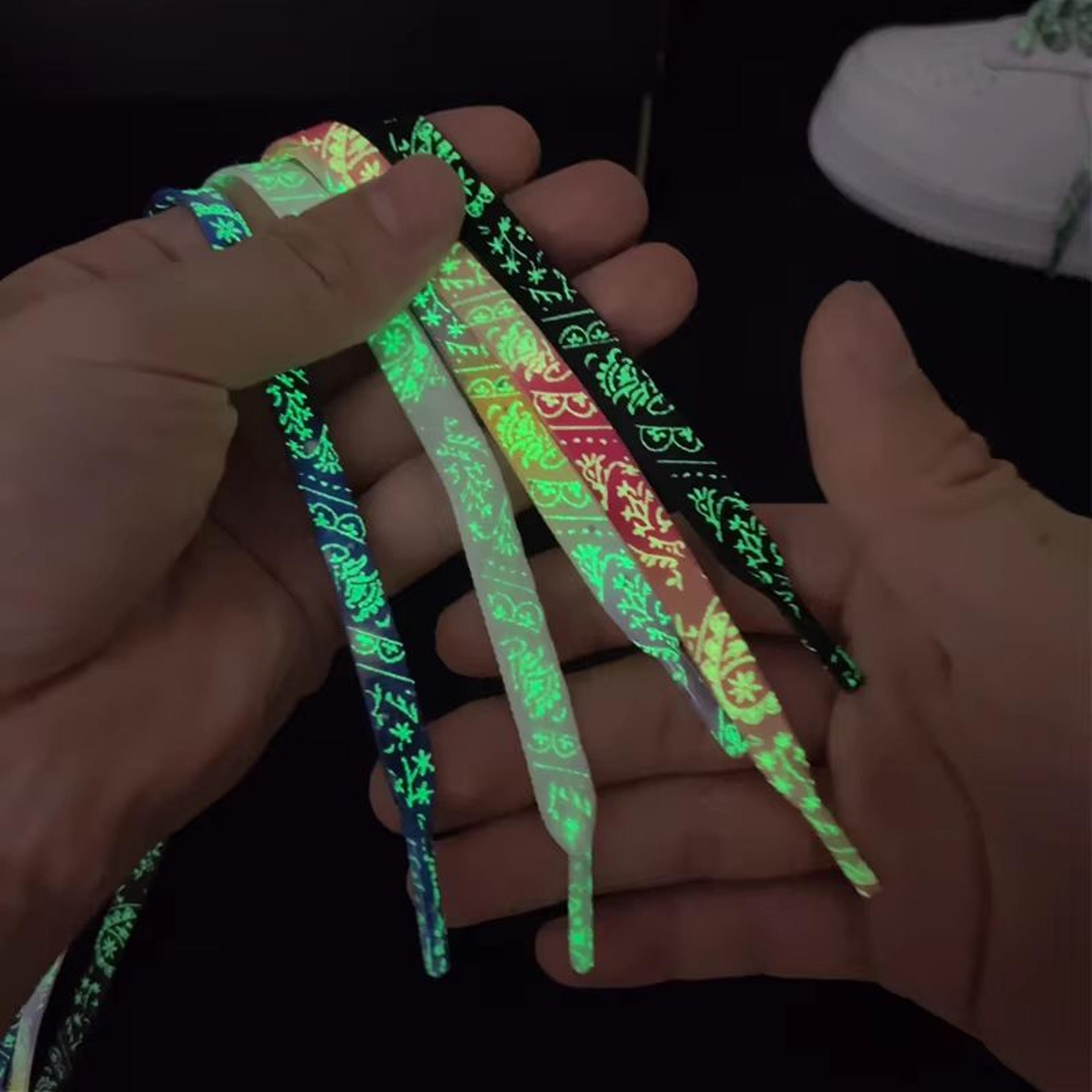 Luminous Flat GlowInTheDark Shoelaces For Sneakers And Boots 0