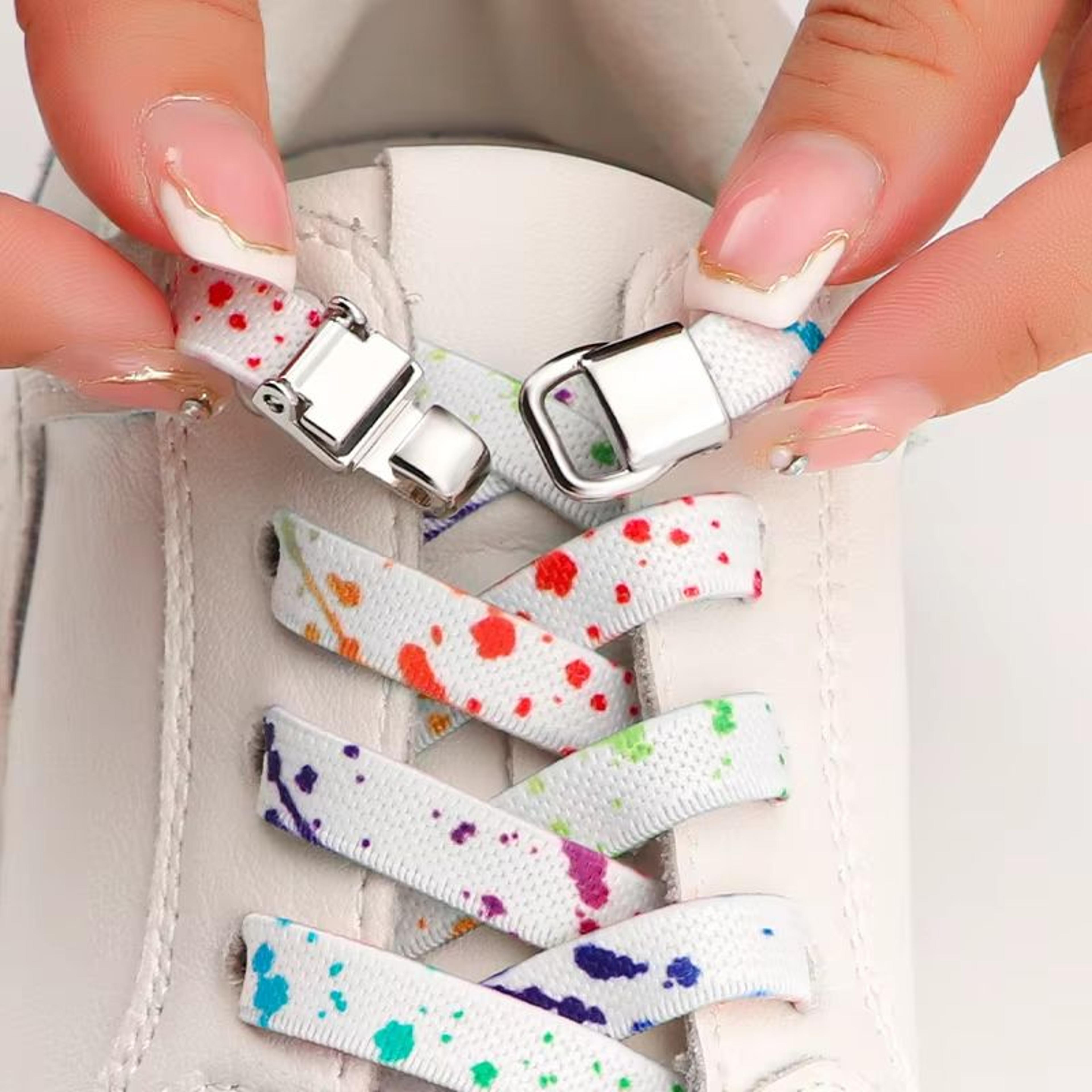 Effortless NoTie Elastic Shoelaces For All Ages Sneakers 0