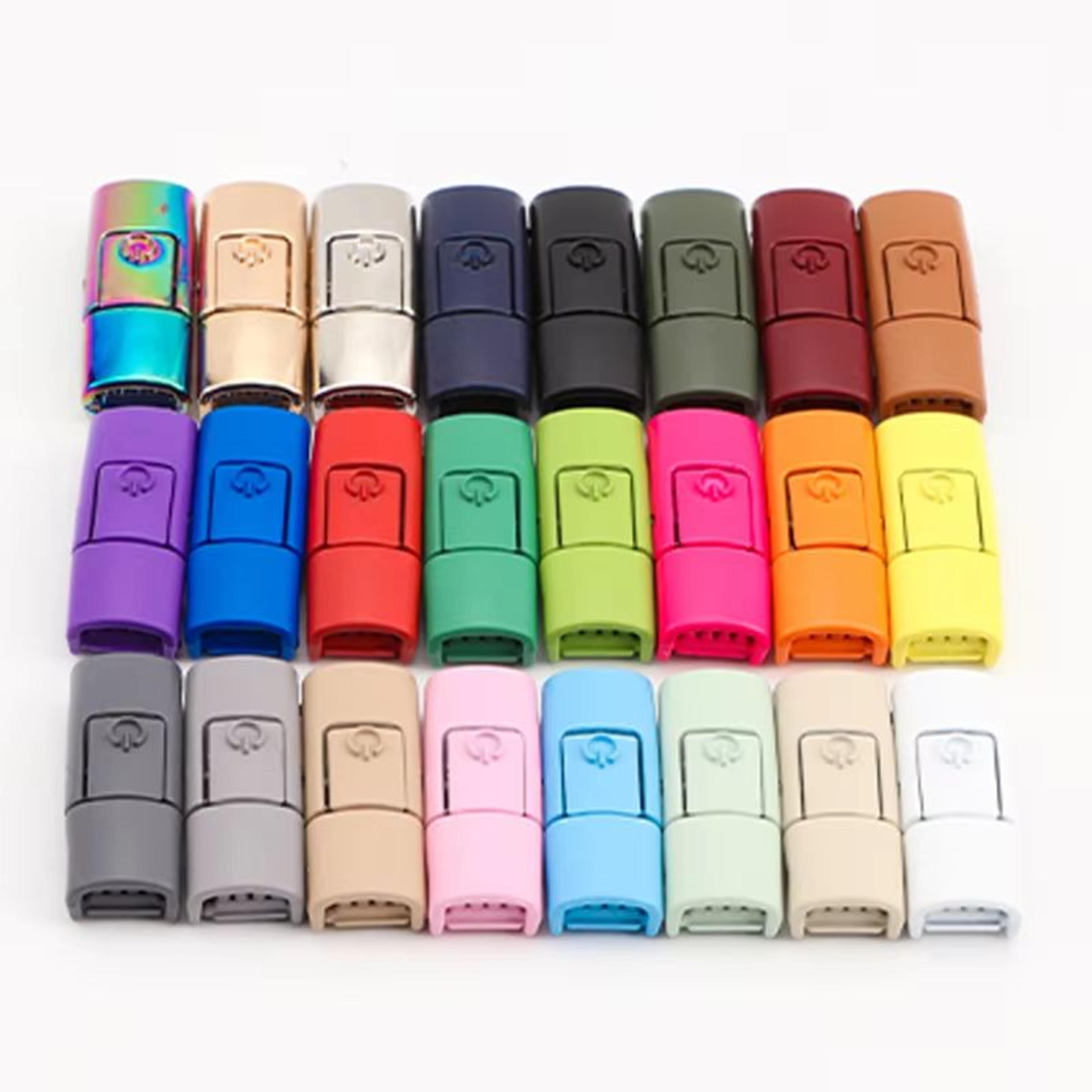 Colorful Metal Buckle NoTie Elastic Shoelaces For All Ages 0