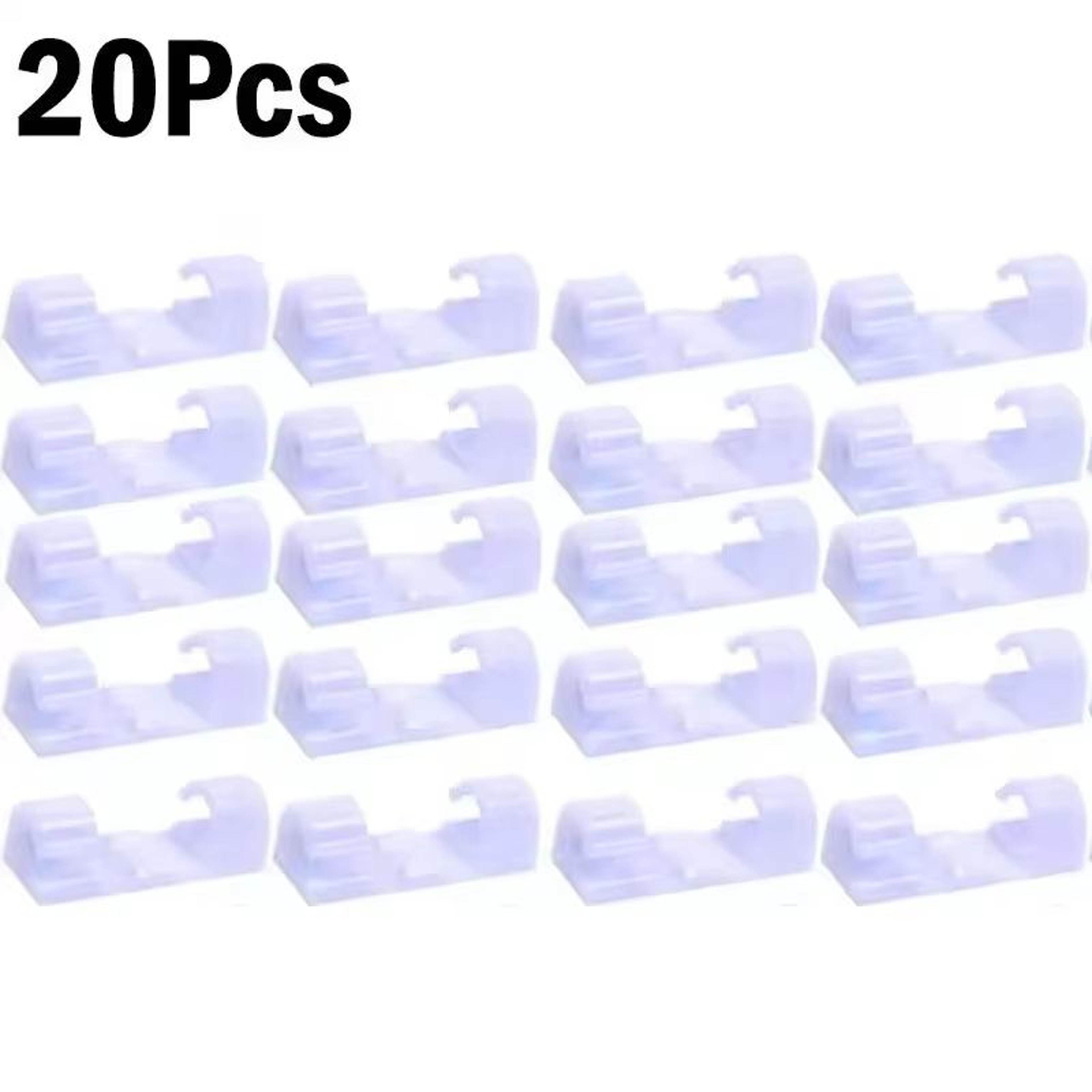 SelfAdhesive Cable Organizer Clips For Desktop And Home Cord Management 10
