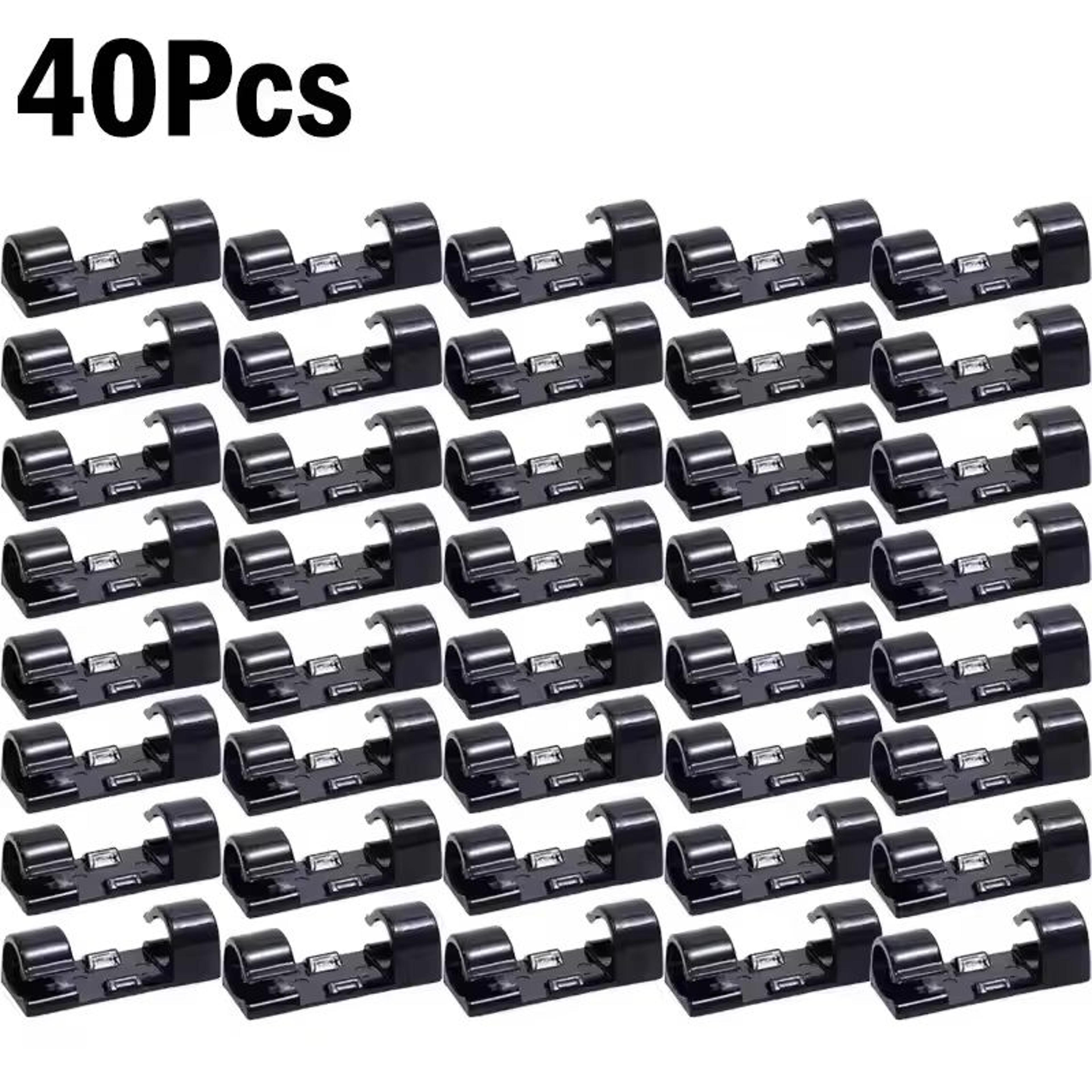 SelfAdhesive Cable Organizer Clips For Desktop And Home Cord Management 12