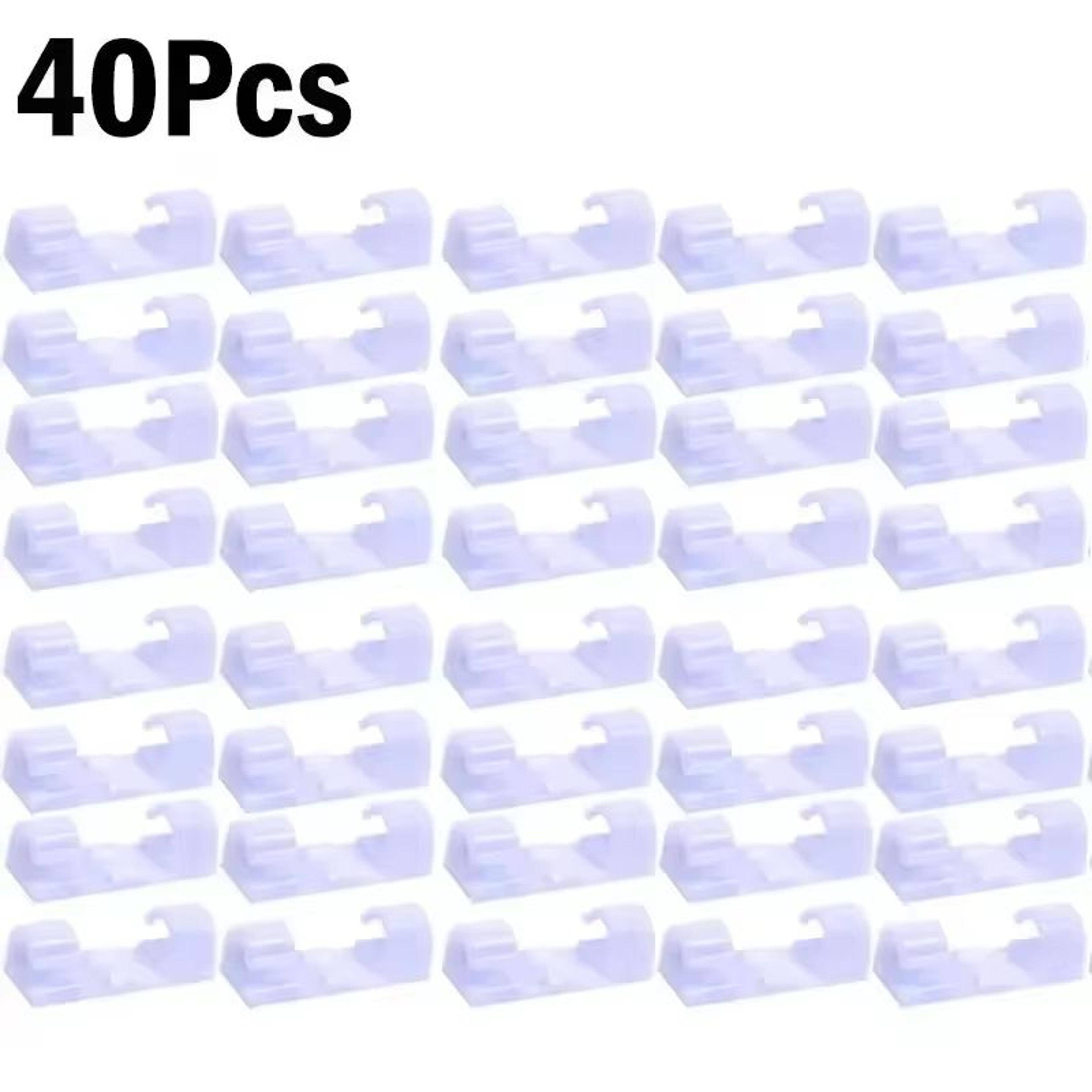 SelfAdhesive Cable Organizer Clips For Desktop And Home Cord Management 13