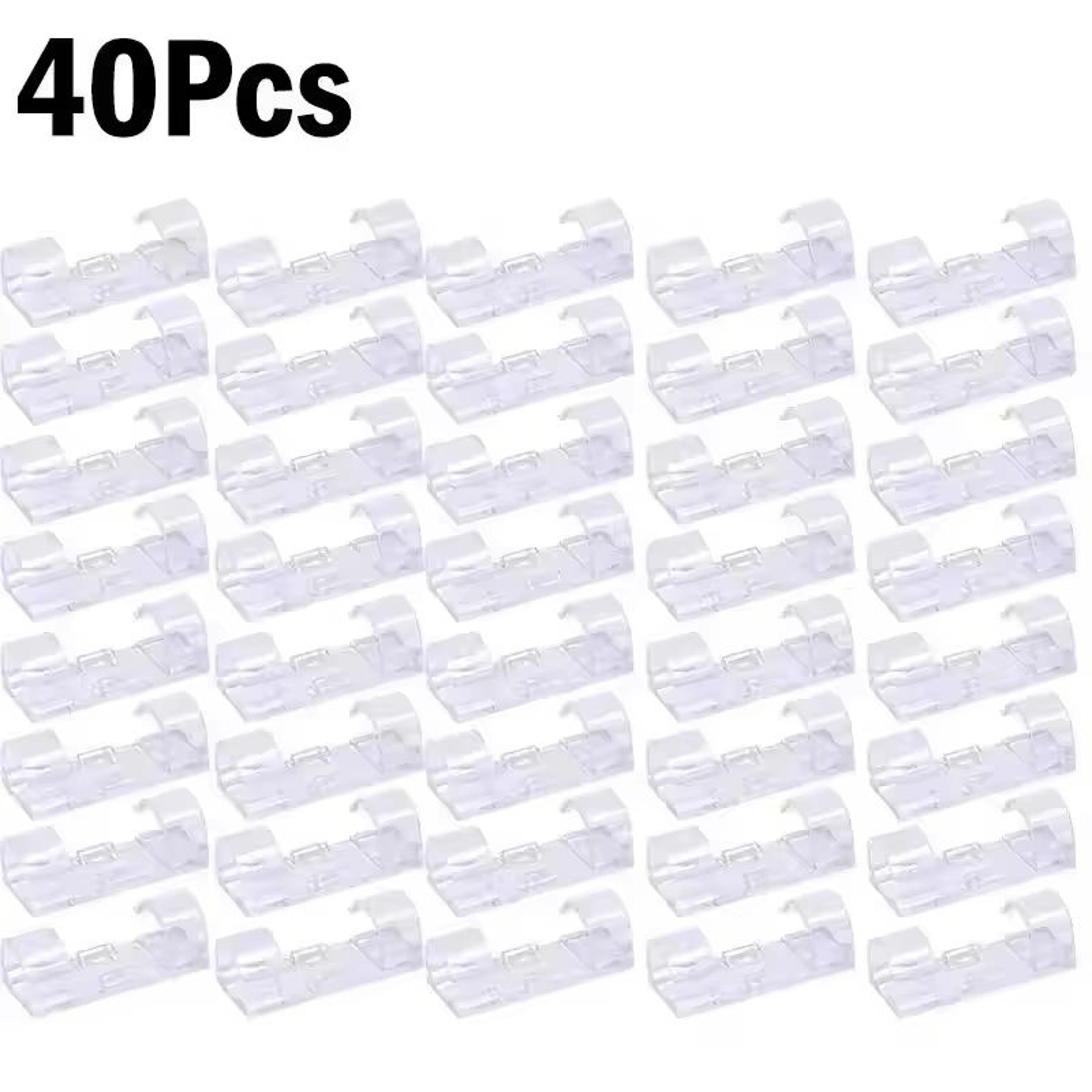 SelfAdhesive Cable Organizer Clips For Desktop And Home Cord Management 14