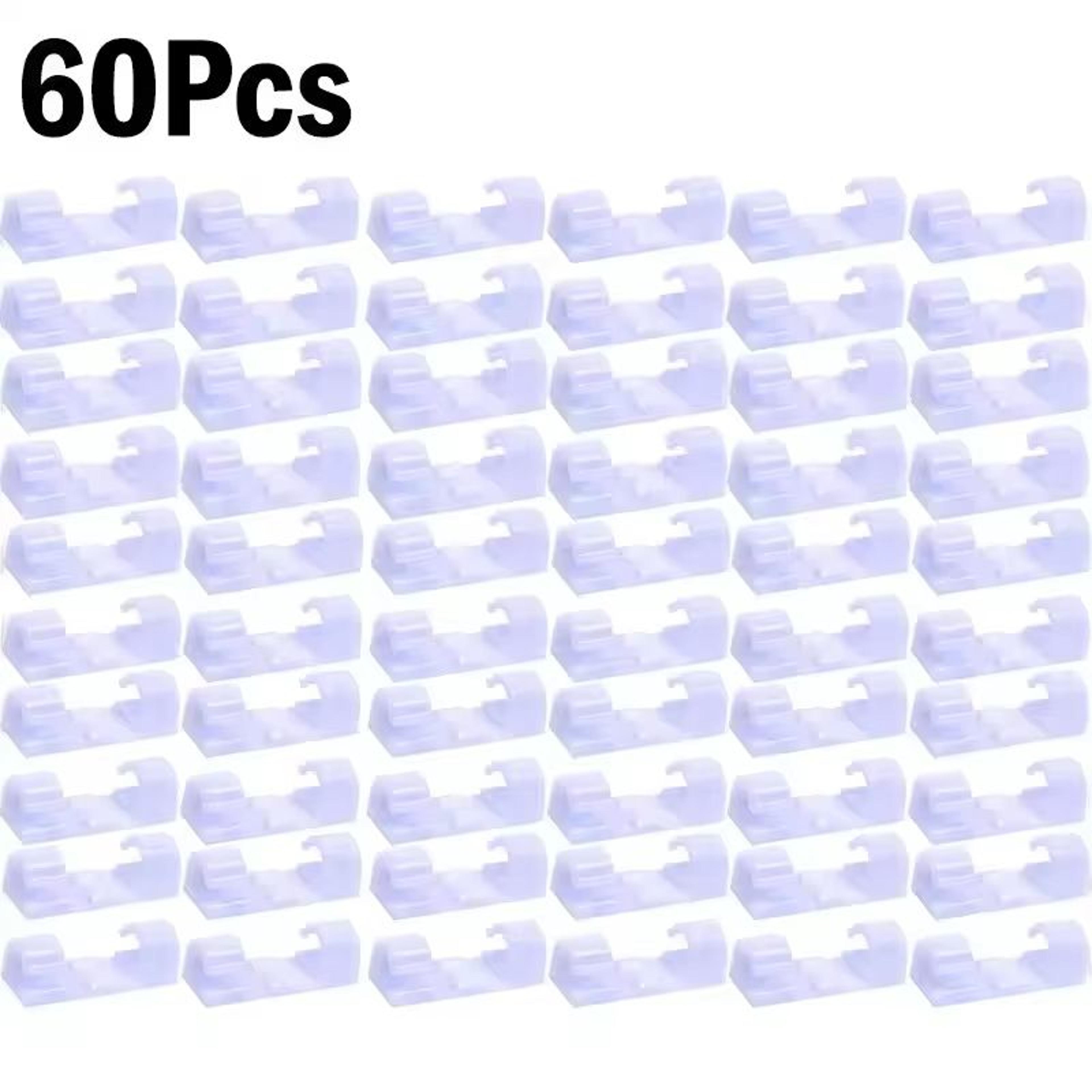 SelfAdhesive Cable Organizer Clips For Desktop And Home Cord Management 16