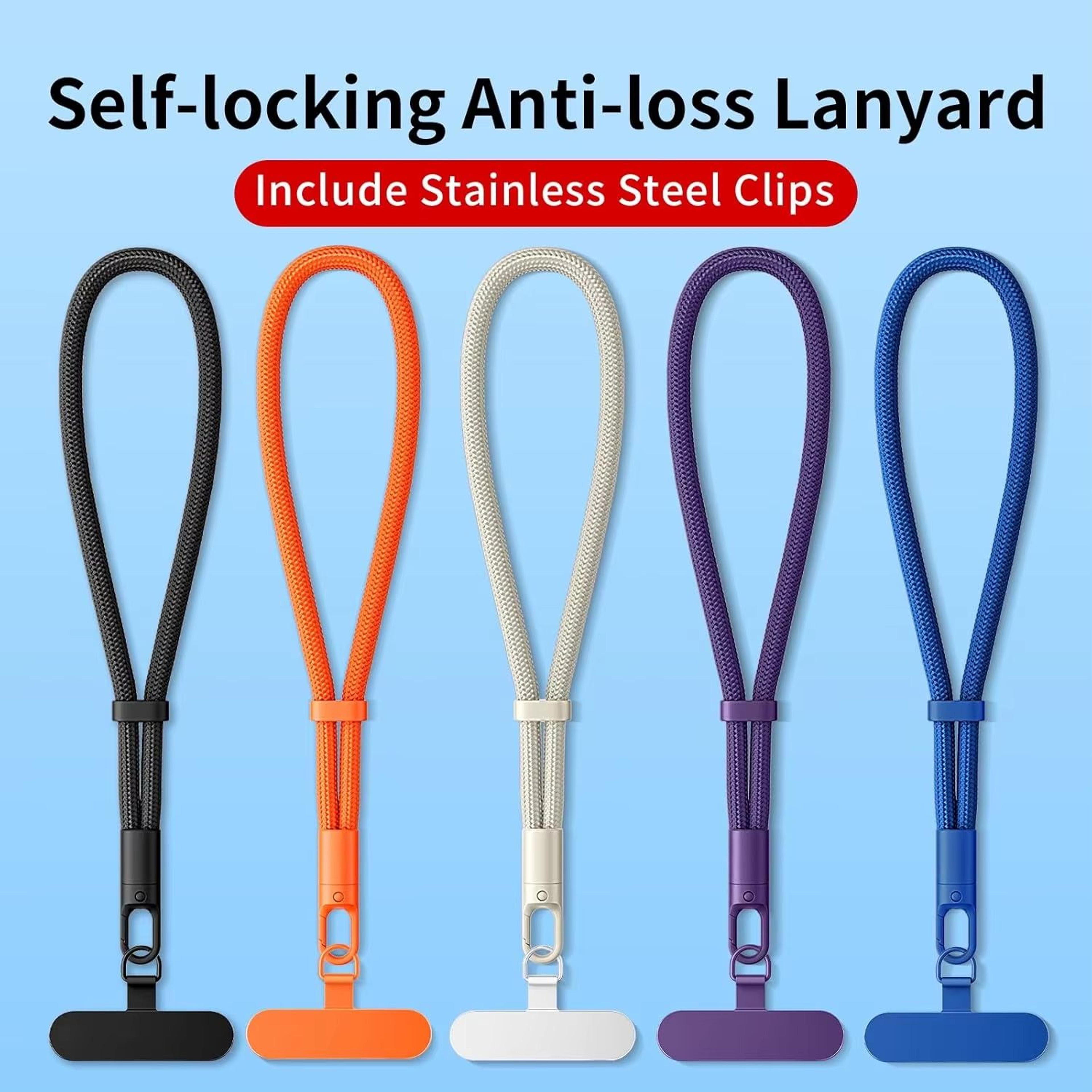 Adjustable AntiDrop Mobile Phone Lanyard Wrist Strap With SelfLocking Design 1
