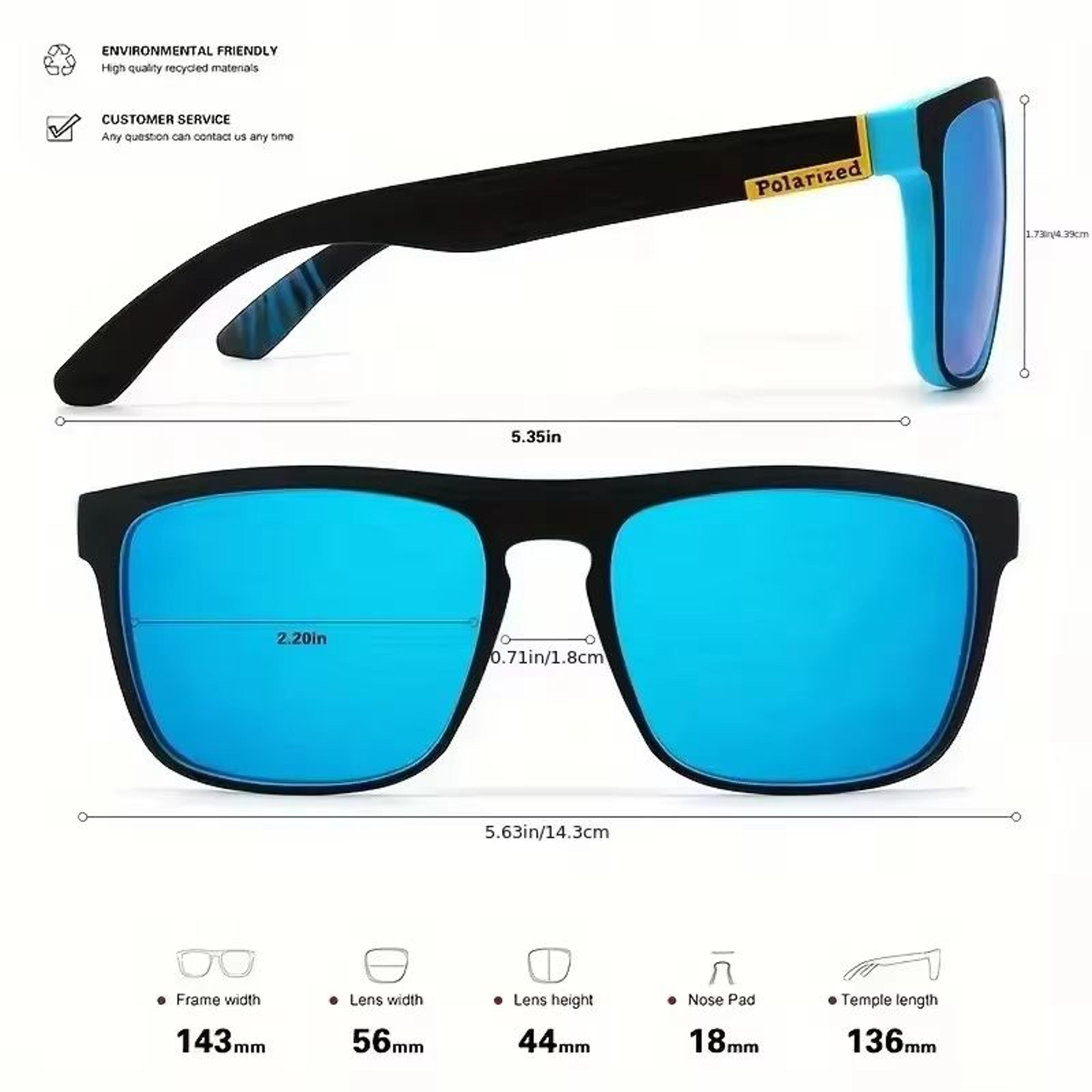 Cool Polarized Square Sunglasses For Men And Women  Outdoor Fashion Eyewear 3