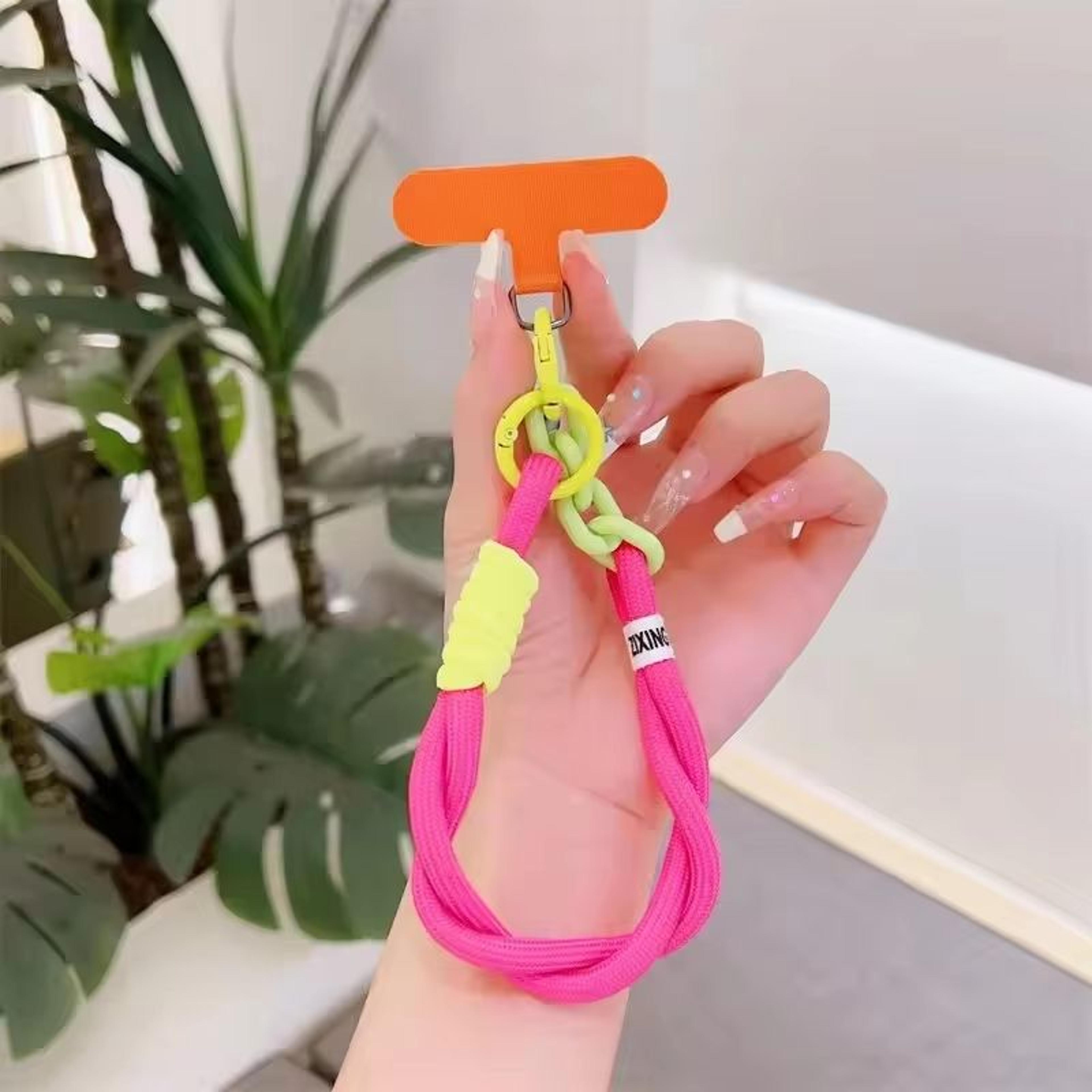 Handwoven Adjustable Universal Mobile Phone Lanyard Wrist Strap  Outdoor AntiDrop Safety Rope 11
