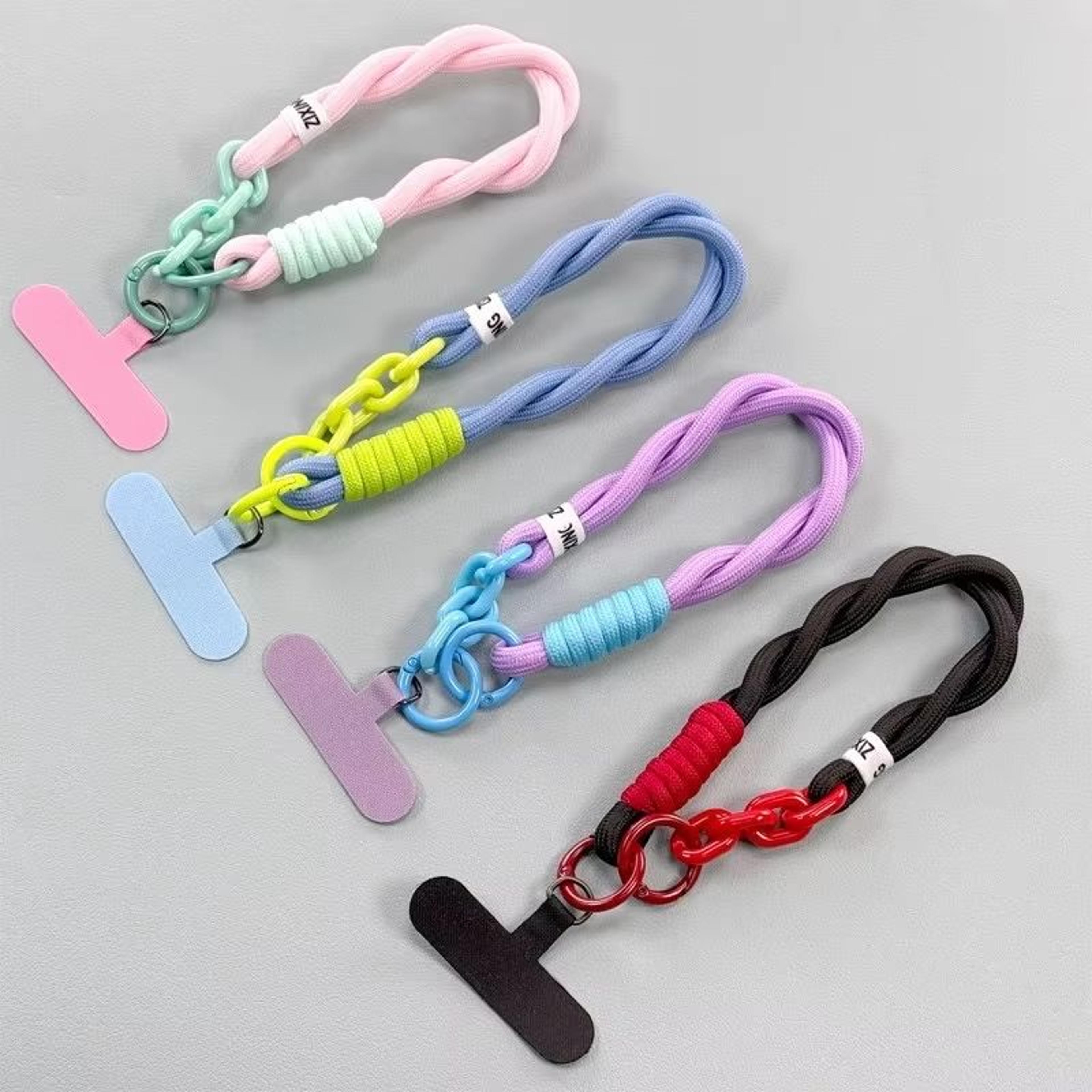 Handwoven Adjustable Universal Mobile Phone Lanyard Wrist Strap  Outdoor AntiDrop Safety Rope 4