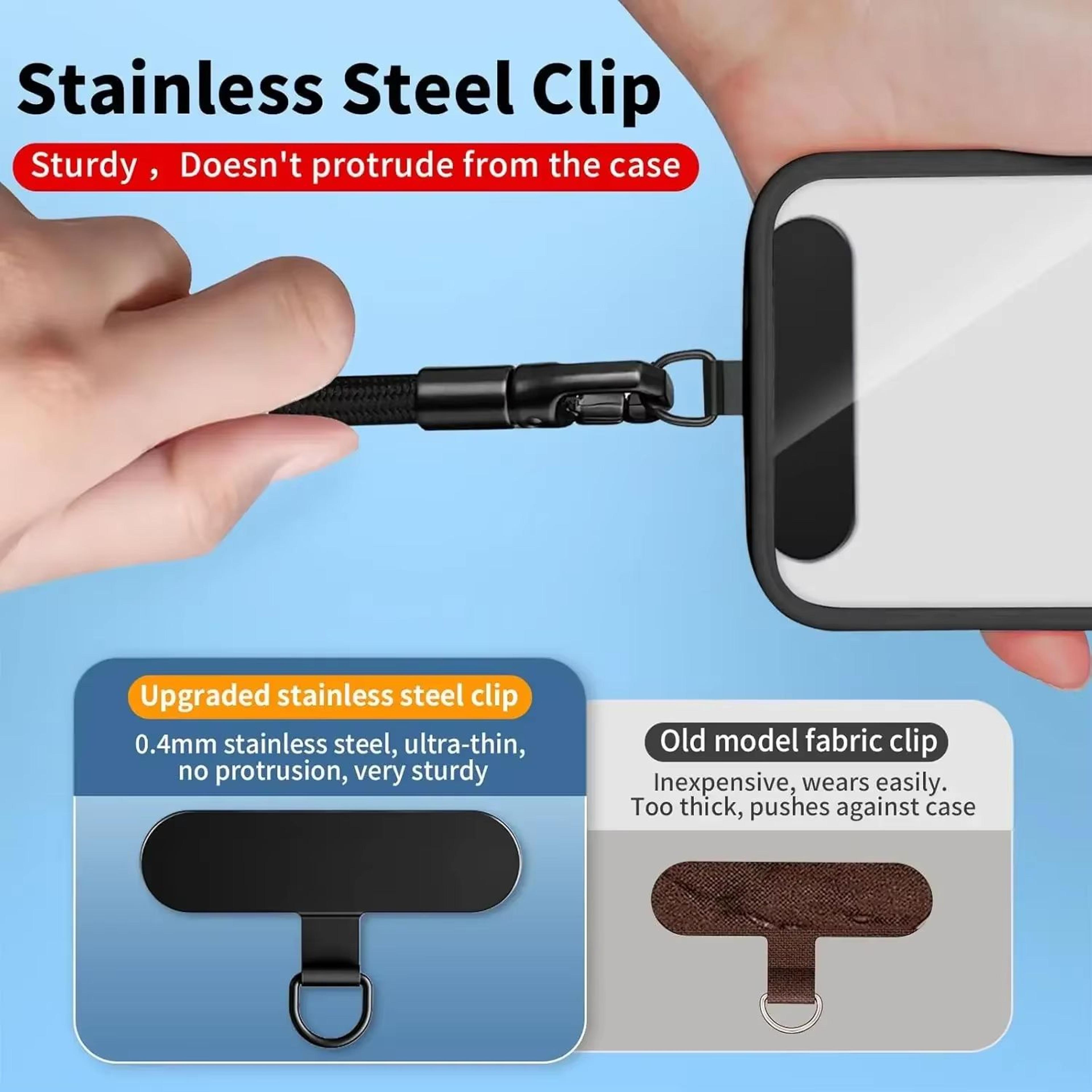 Adjustable Short Phone Lanyard Wrist Strap With Rotating Tether Tab For IPhone And Samsung 4