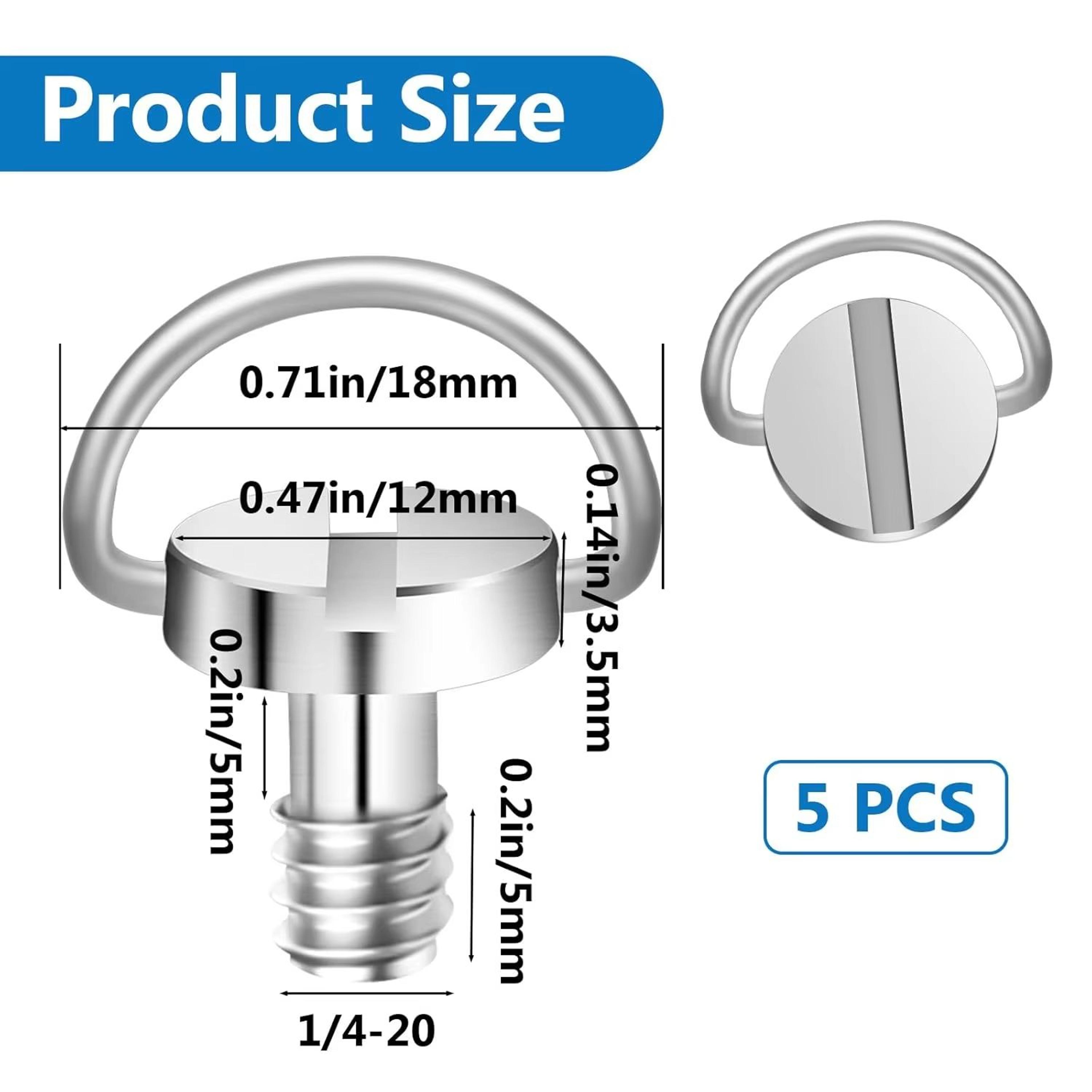 Stainless Steel Quick Release Camera Mount Screw Adapter For Tripod  Monopod 4