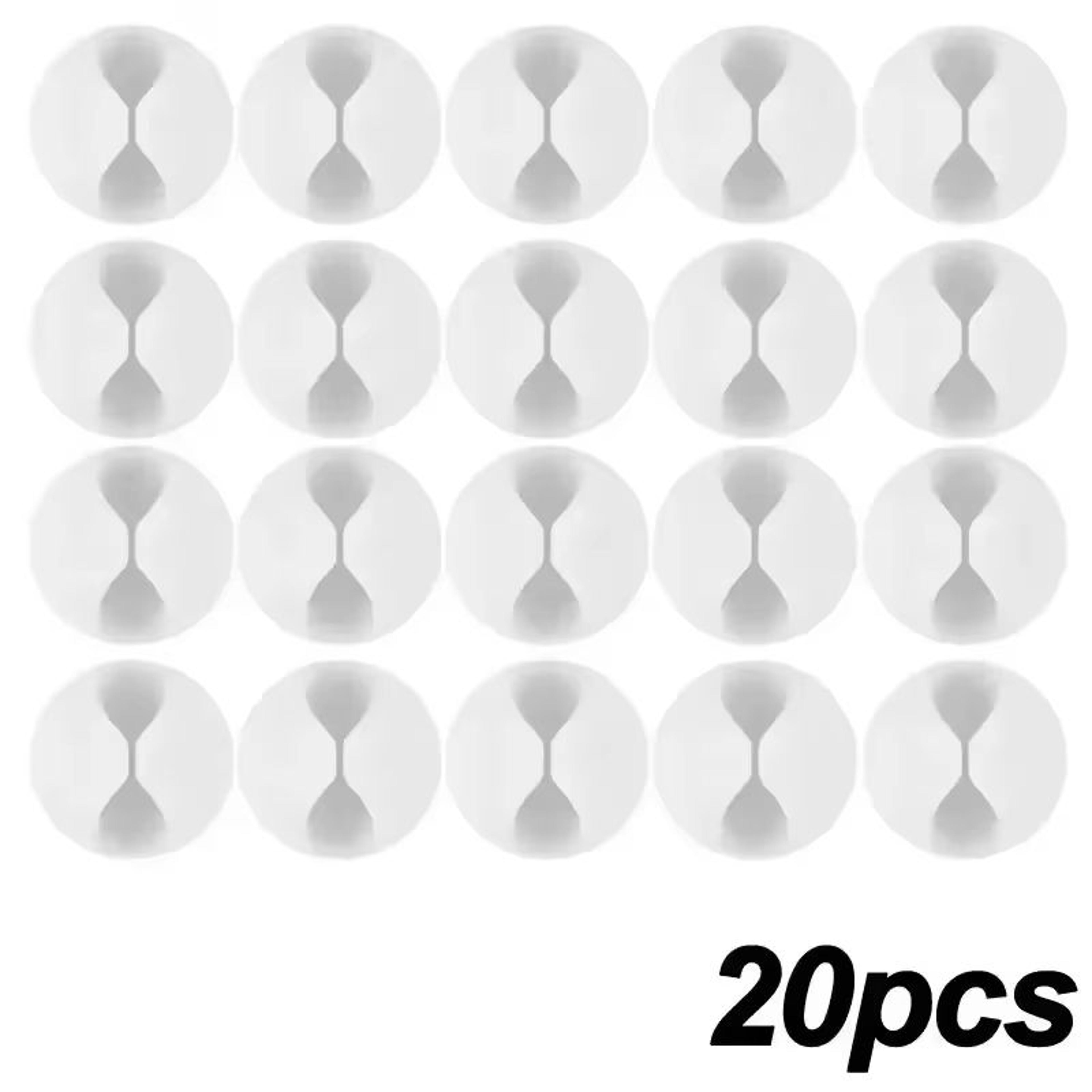 Adhesive Desktop Cable Clips For Wire Management And Charger Organization 12