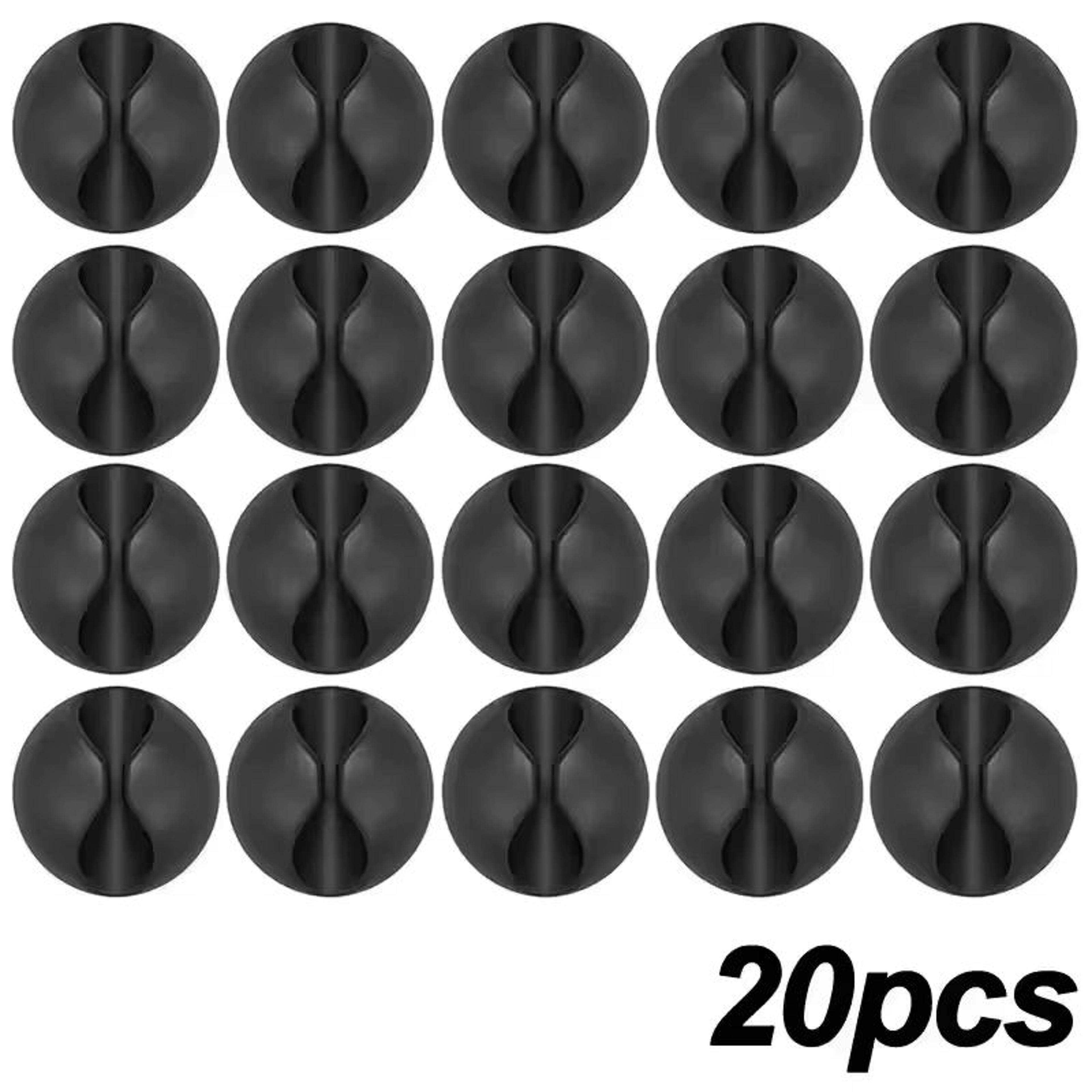 Adhesive Desktop Cable Clips For Wire Management And Charger Organization 17