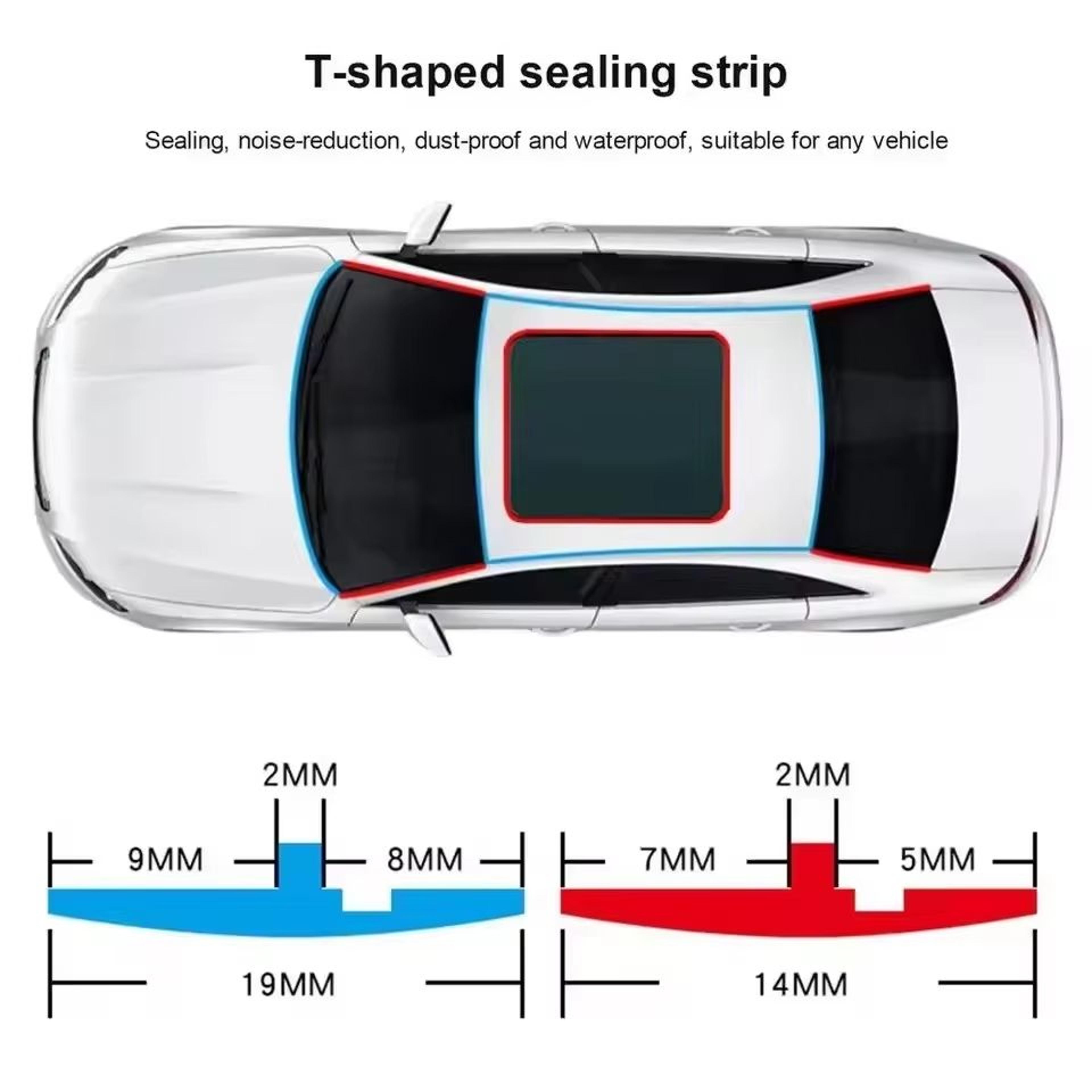 Car Rubber Edge Sealing Strips Weatherproof Sealant Protector For Roof Windshield And Windows 4