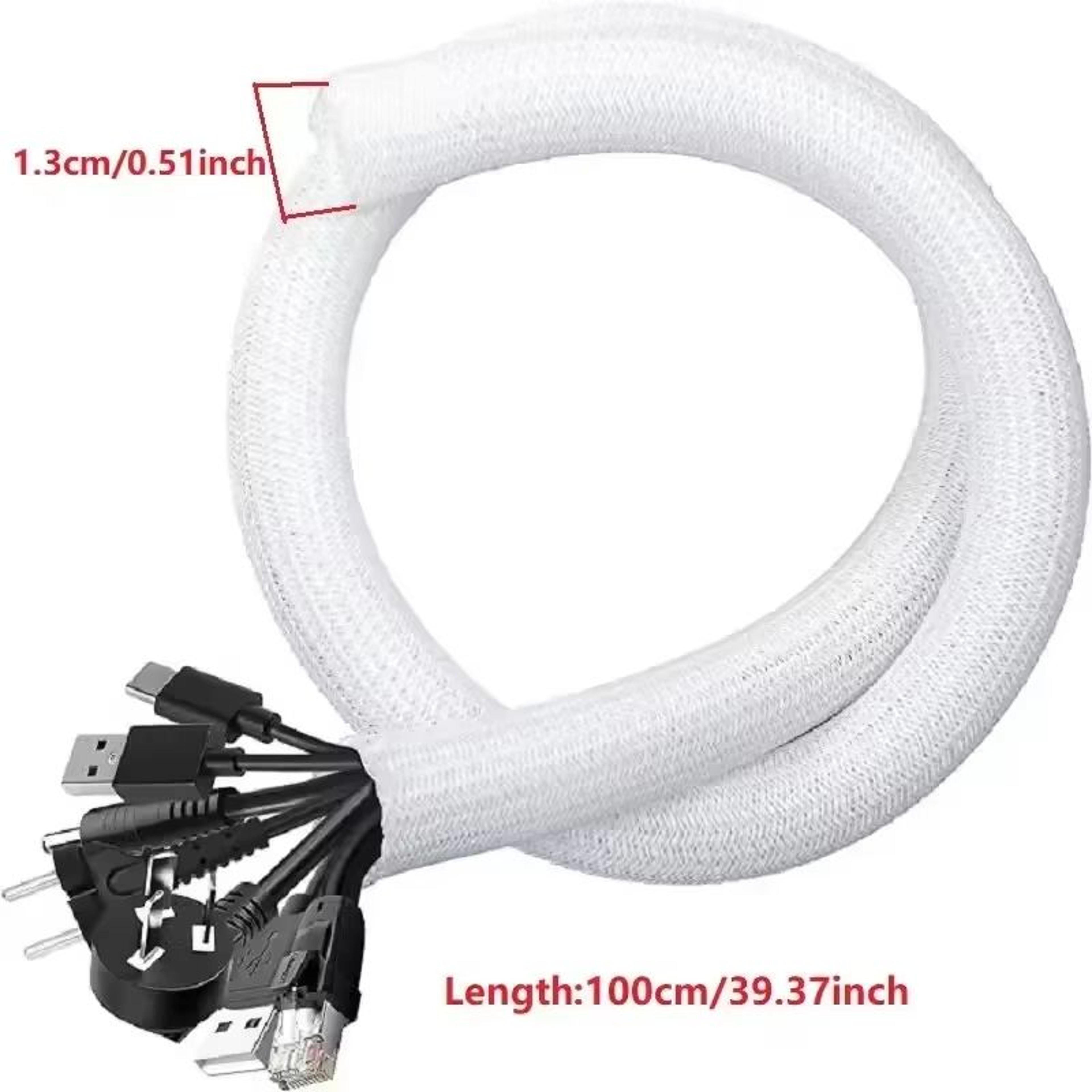 Braided PET Nylon Cable Sleeve Wrap For Wire Protection 33ft  164ft 8