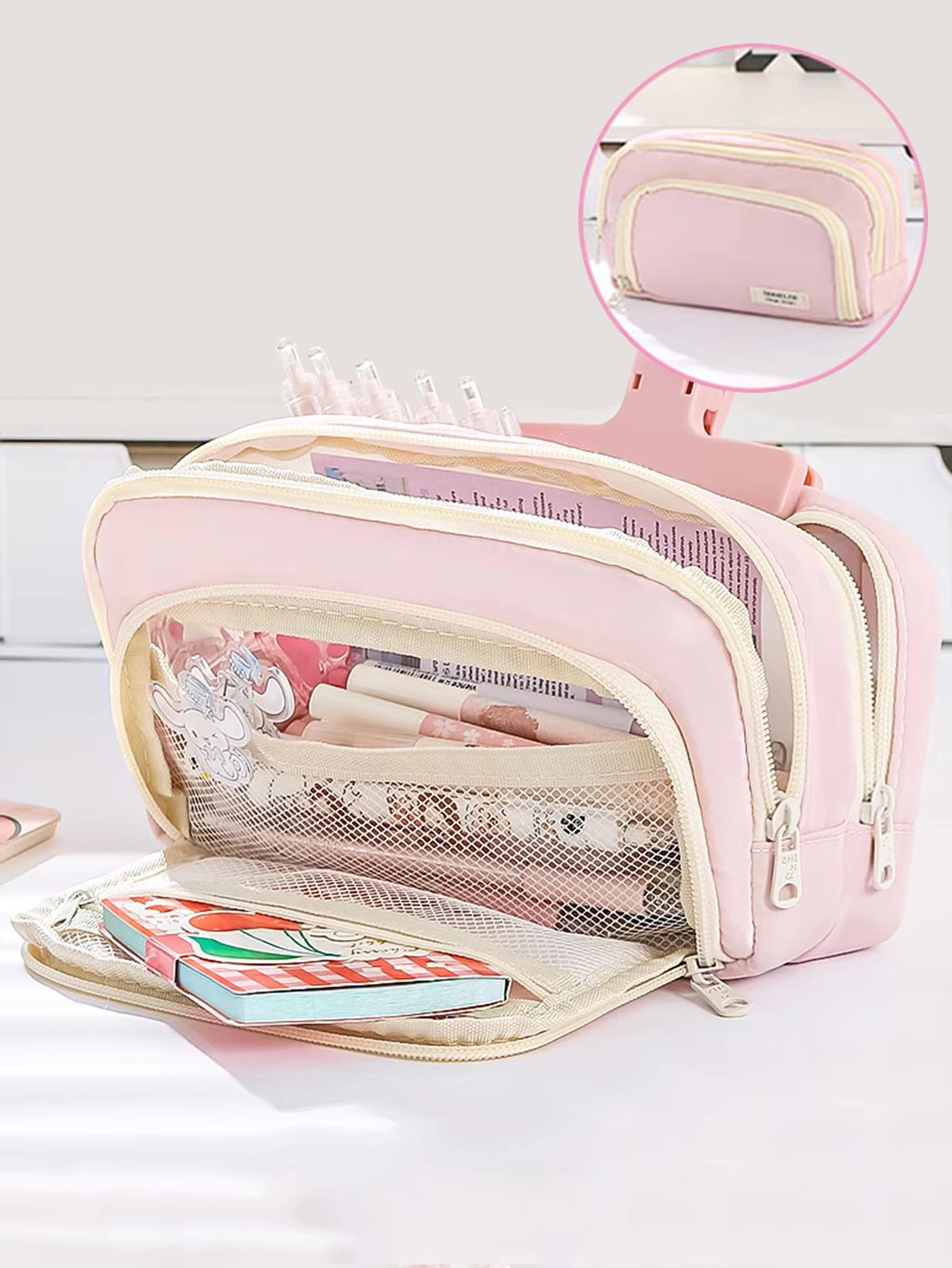 Large Capacity Canvas Organizer MultiLayer Storage Bag With Durable Zipper And Stylish Colors Porta 12