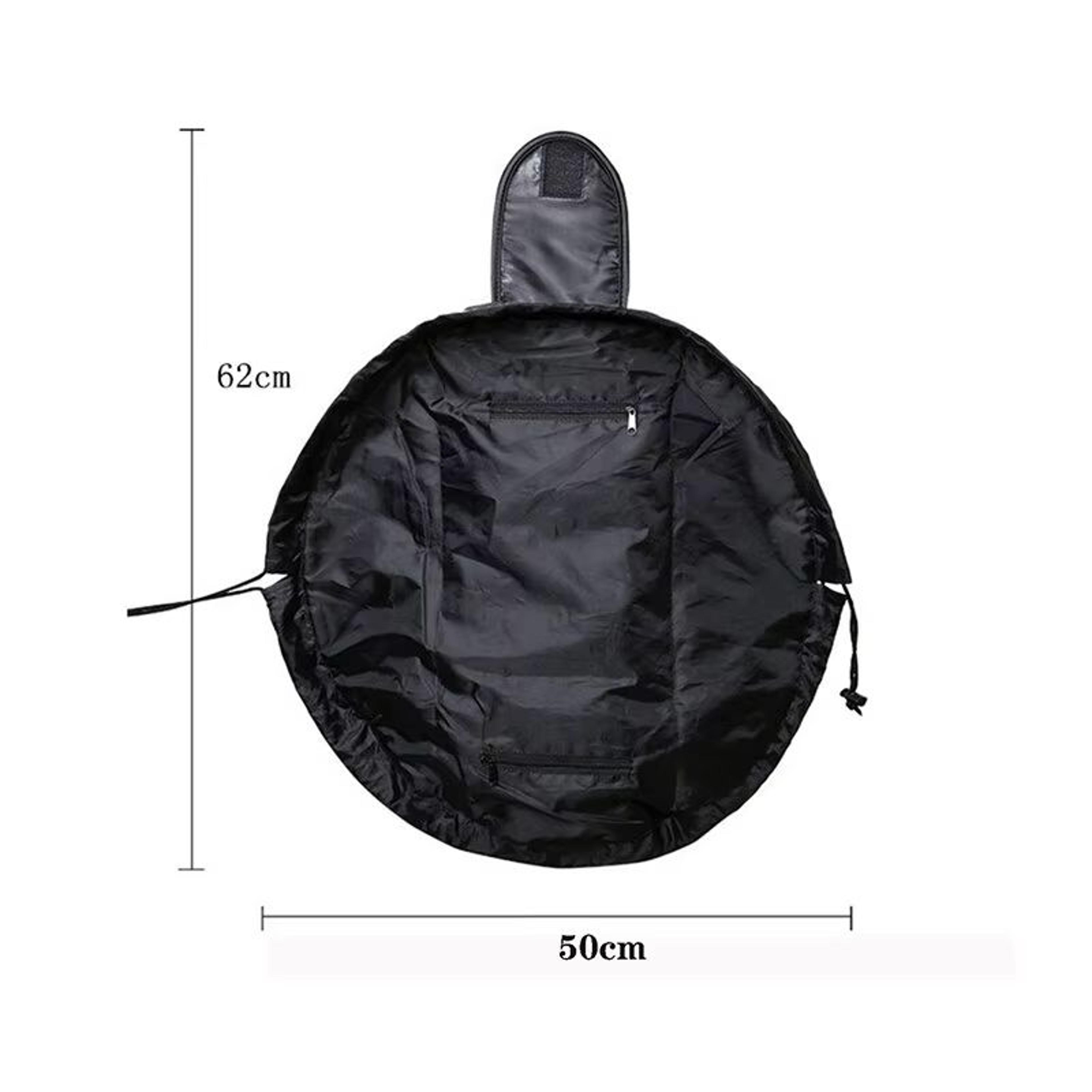 Large Travel Drawstring Makeup Storage Bag  Portable Elastic Cosmetic Organizer 4