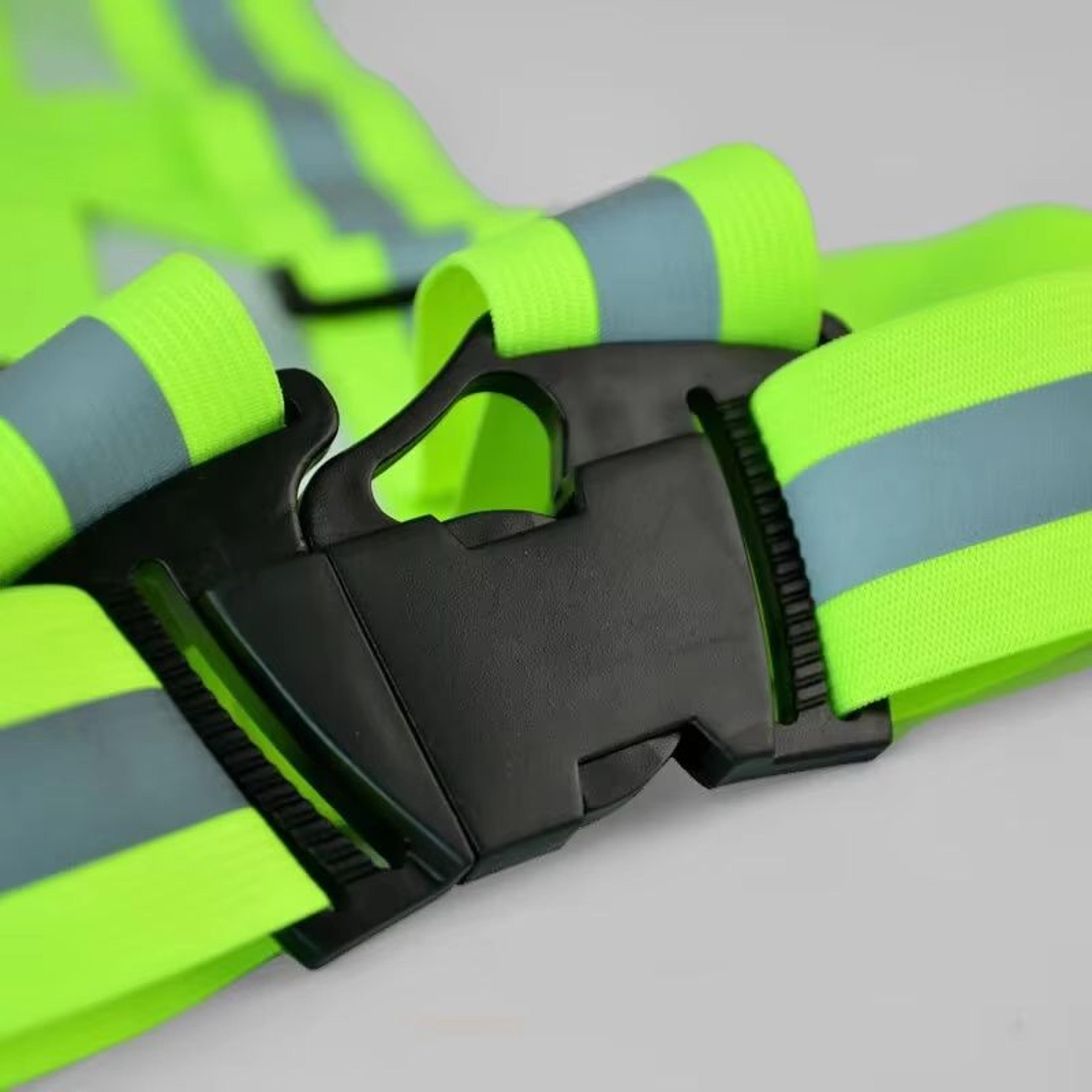 Adjustable Reflective Safety Vest  Outdoor Night Running  Cycling Visibility Gear 3