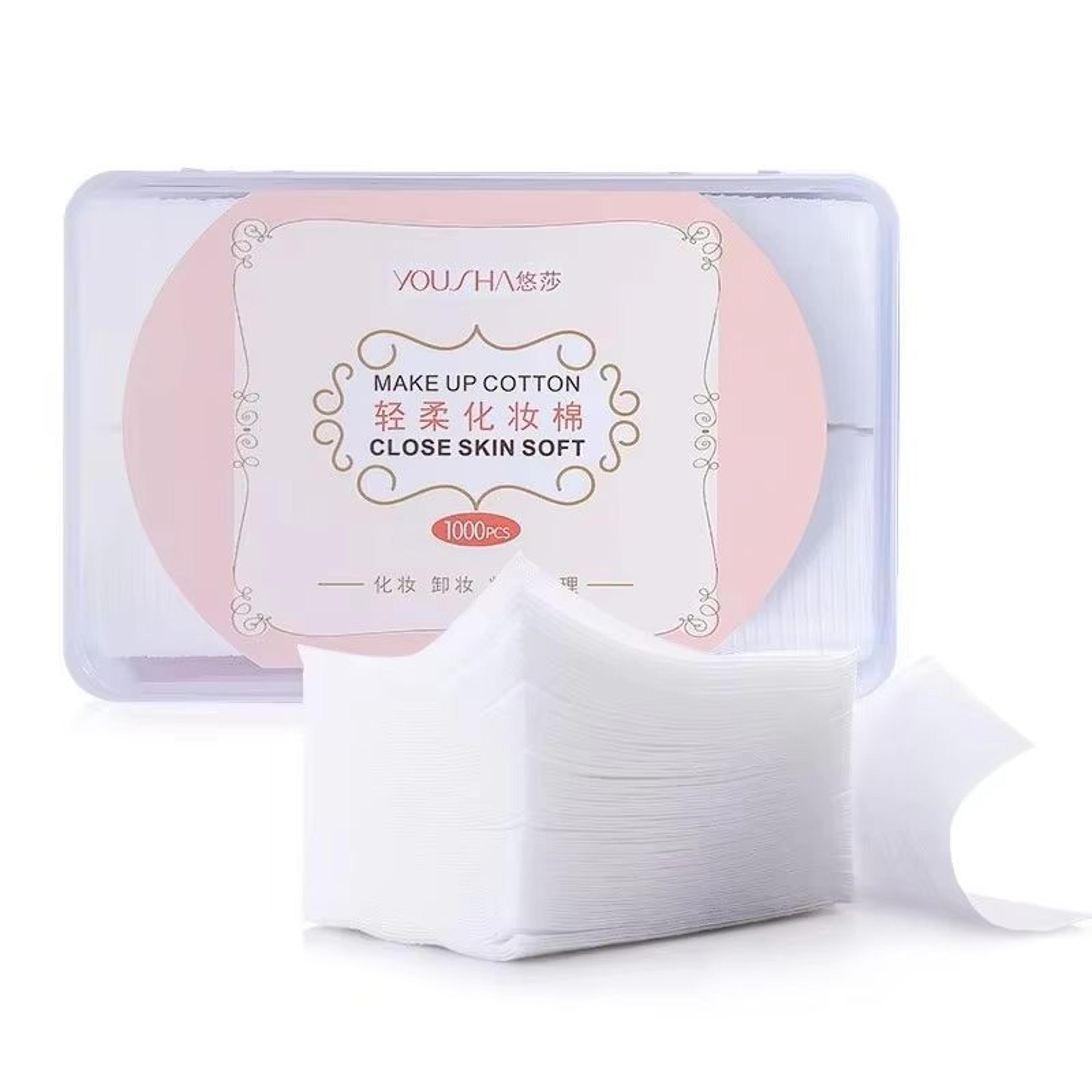 Premium 1000PCS Disposable Cotton Pads Set  Soft Makeup Remover  Facial Cleansing Wipes 7