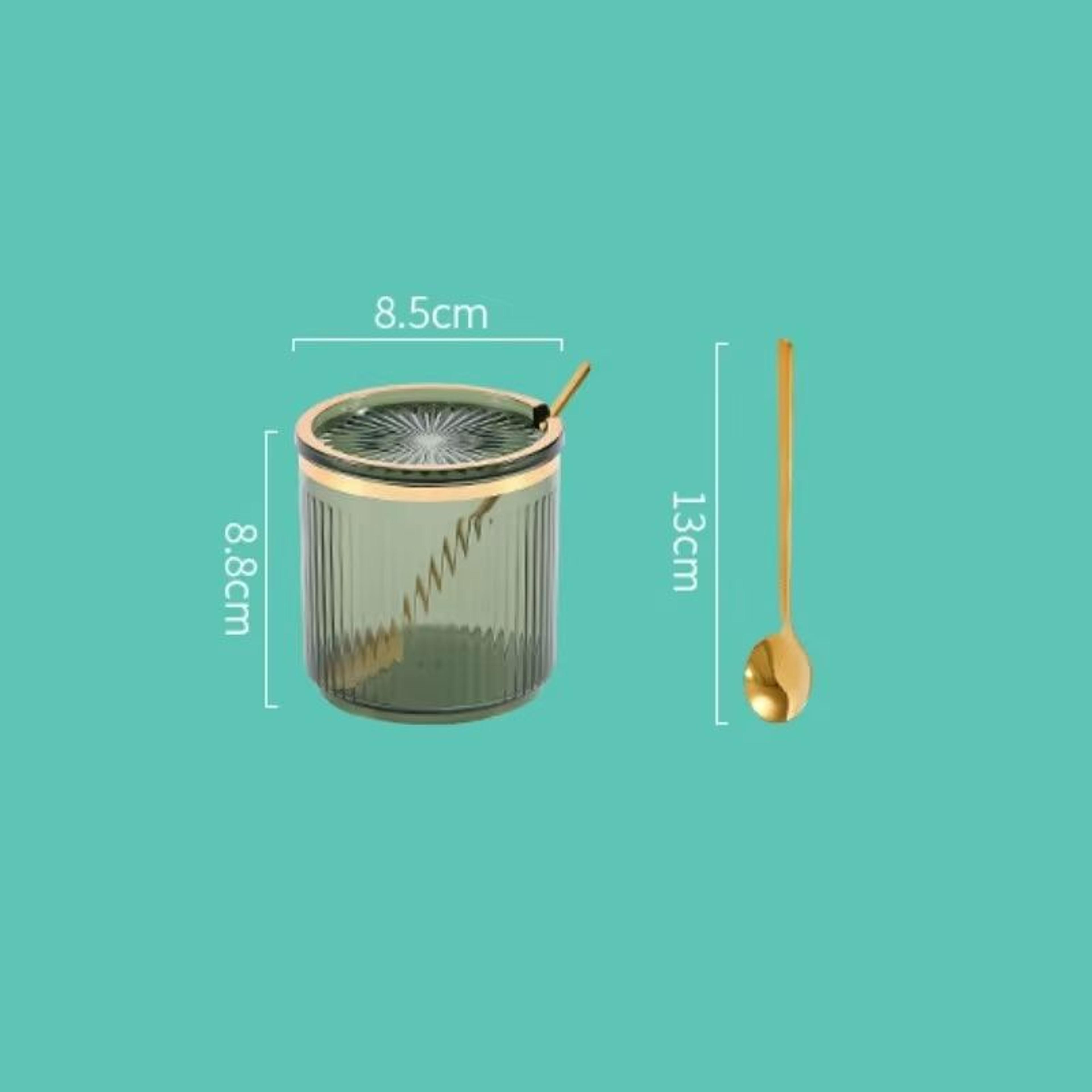 Premium Kitchen Seasoning Jar With Spoon  Household Spice Storage Bottle 3