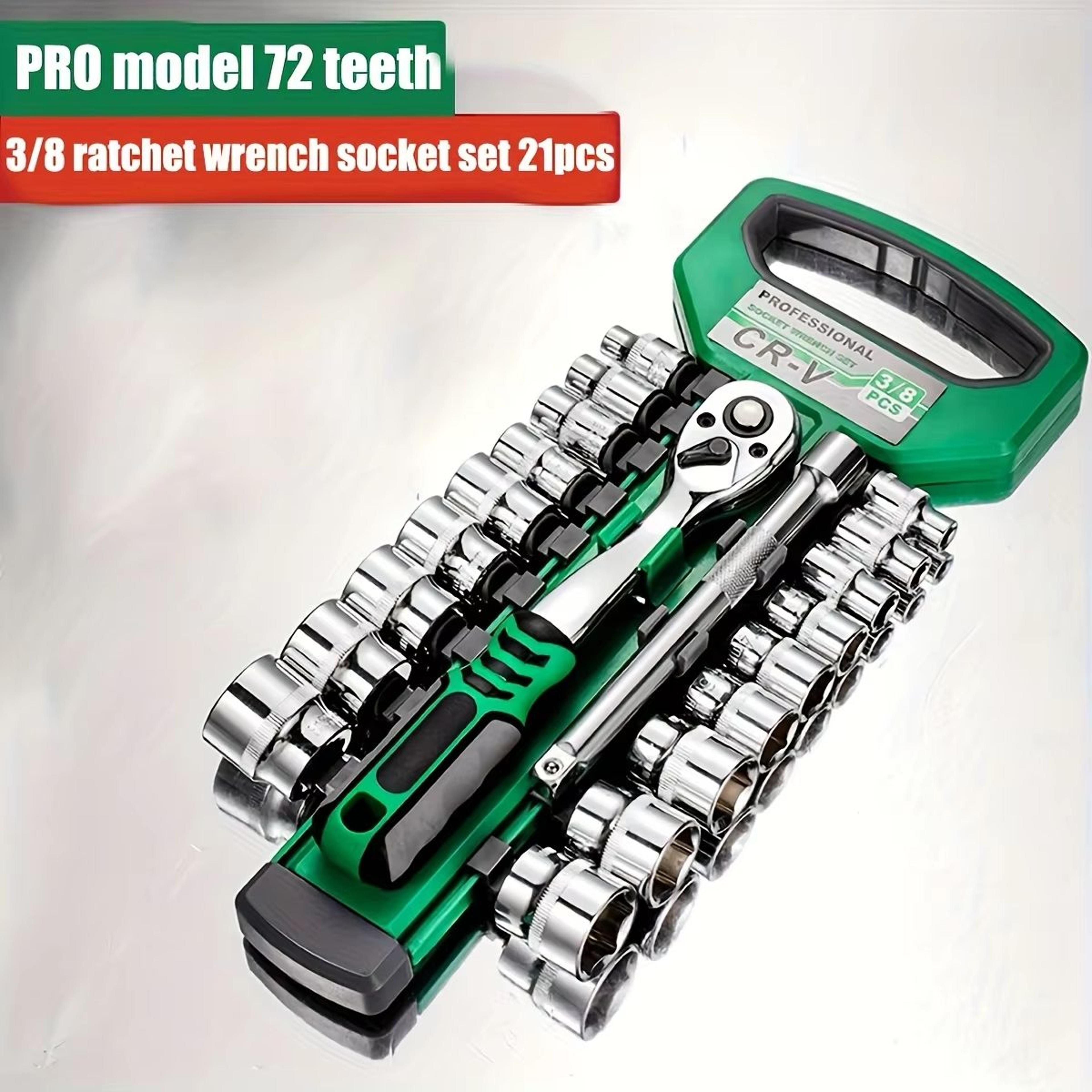 72Drive Socket Set With Ratchet Wrenches  Compact Sockets For Car And Auto Repair 6