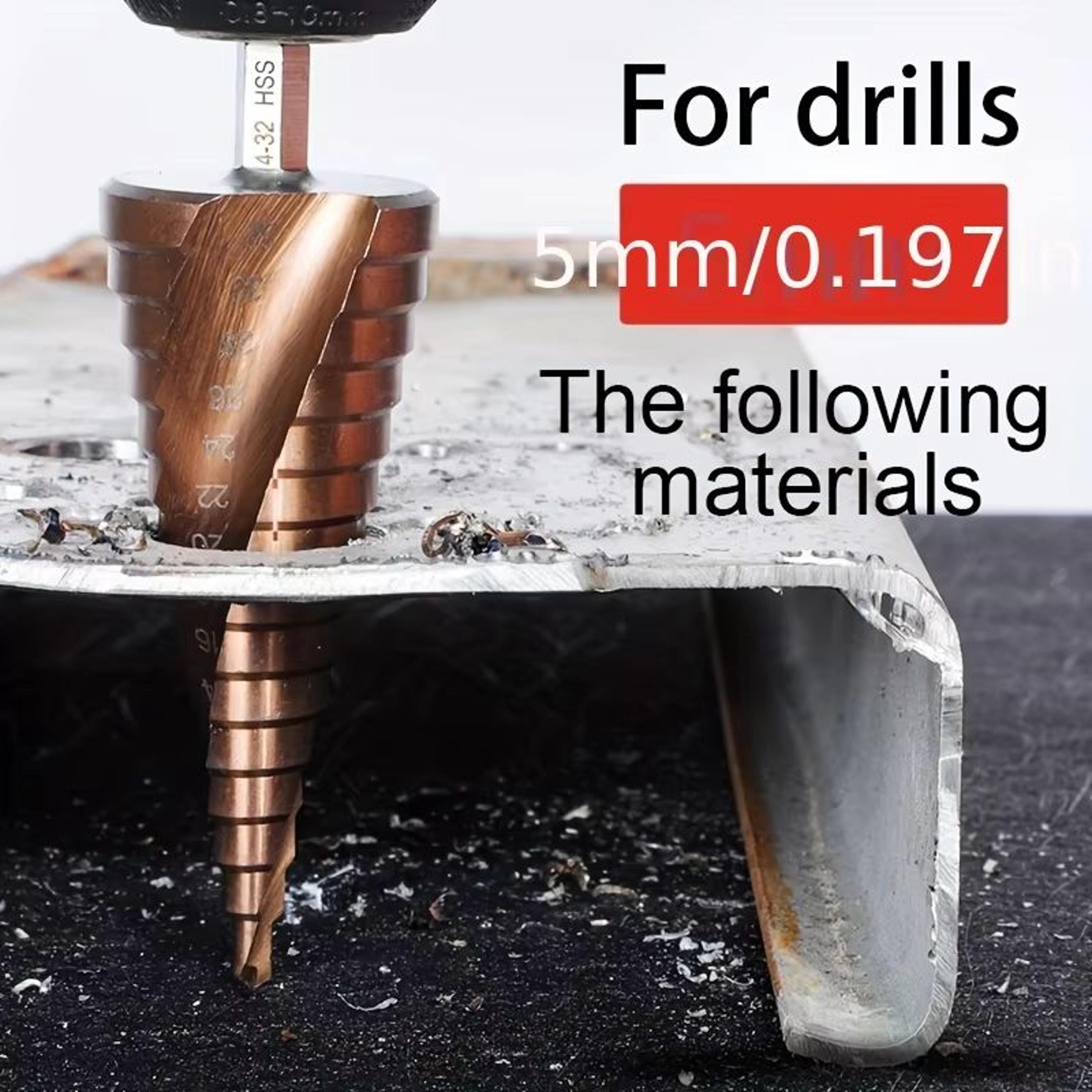 M35 Cobalt Step Drill Bit 412  420  432 Mm  HighSpeed Steel Hole Cutter For Metal  Stainless Steel 1