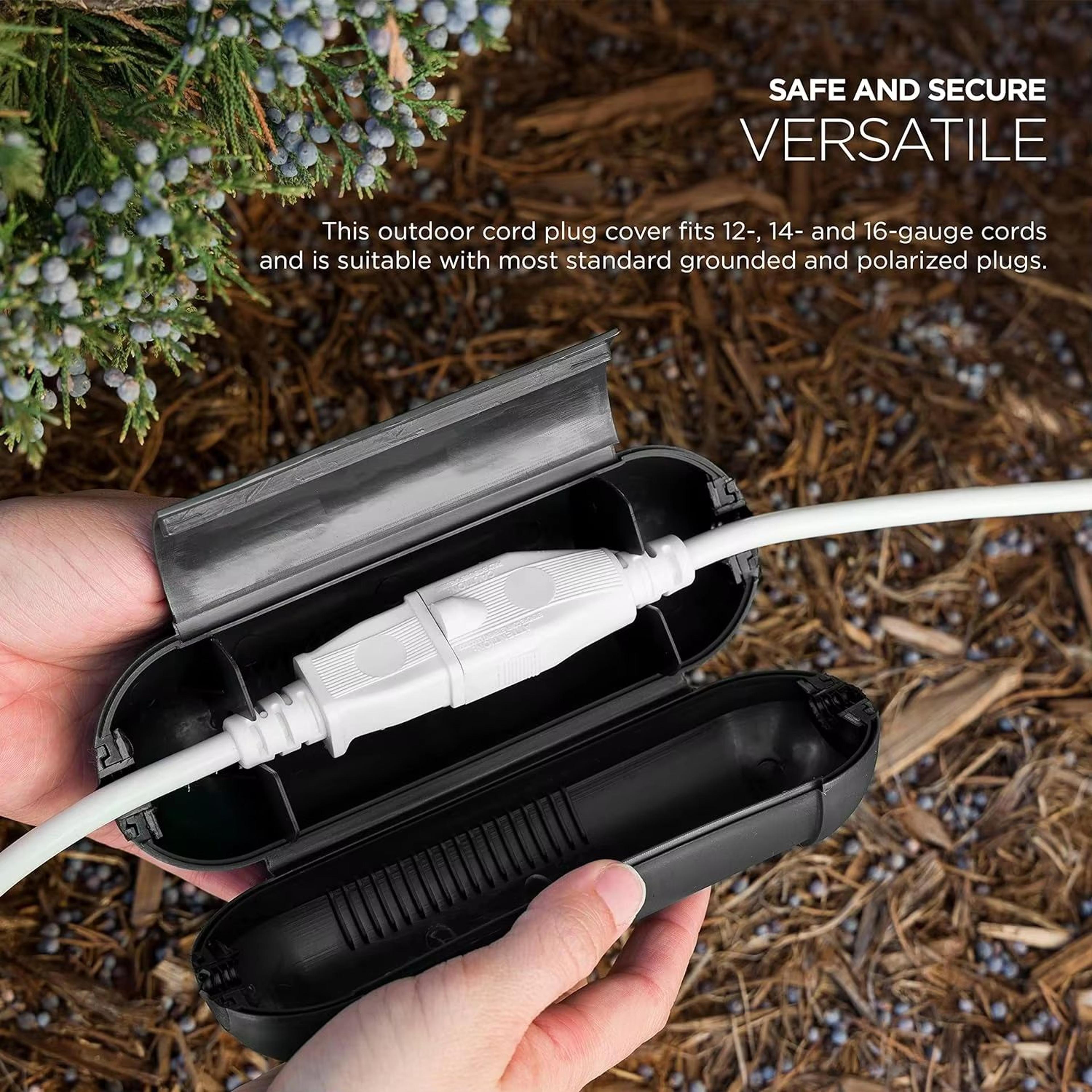Outdoor Extension Cable Safety Cover  Waterproof Weatherproof Electrical Connection Box For Indoor  3