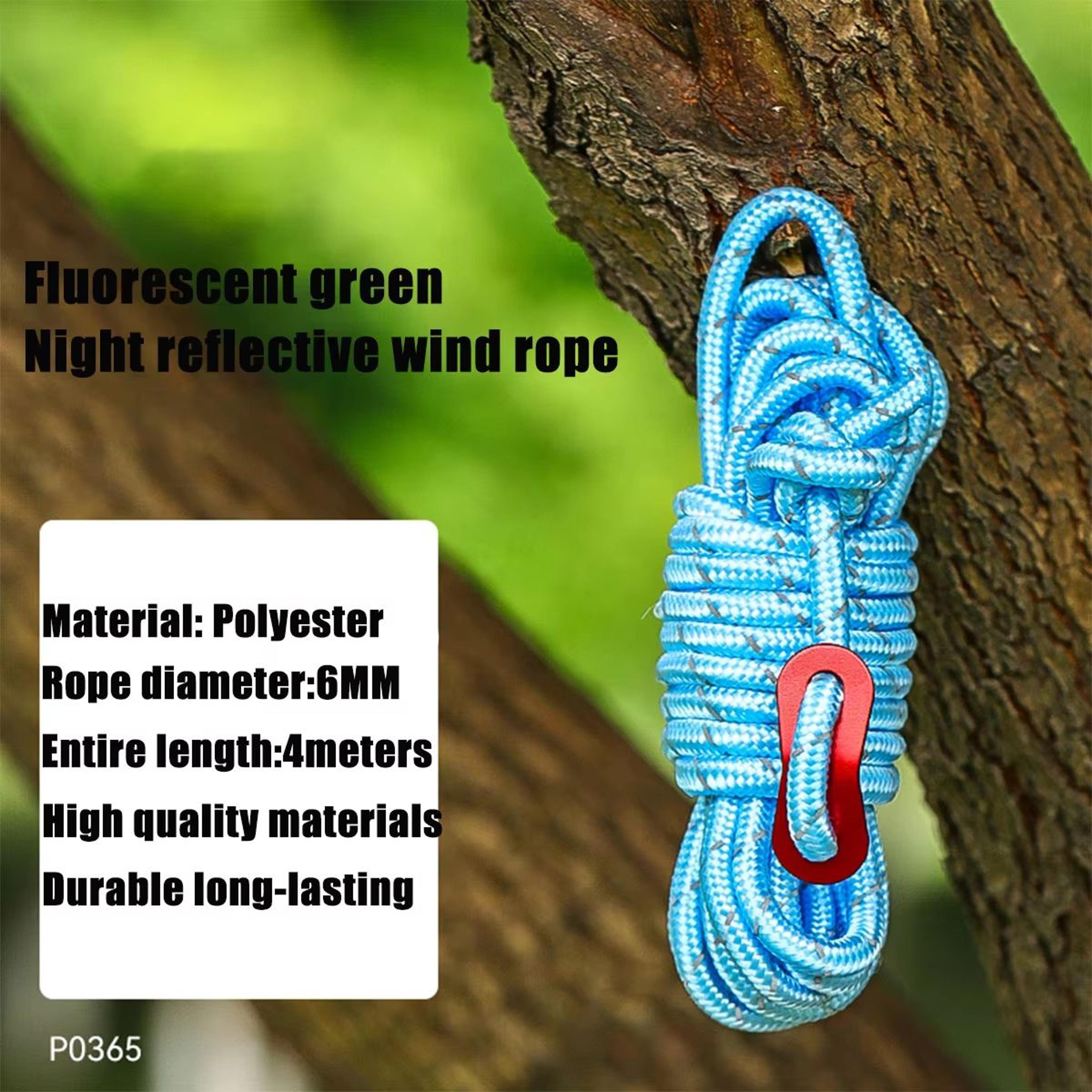 6mm Outdoor Safety Climbing Rope 1312ft Rescue And Abseiling Lifeline 6