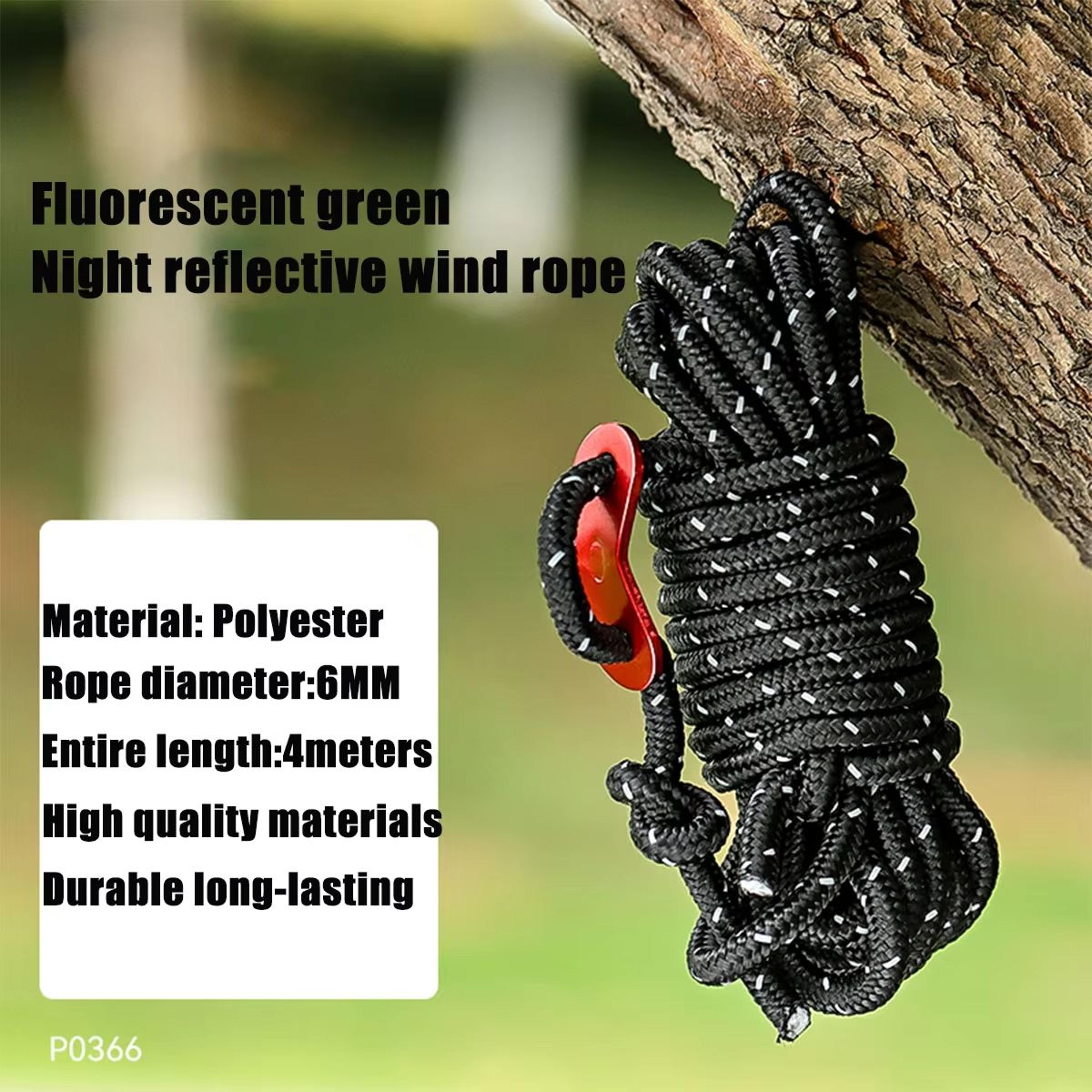 6mm Outdoor Safety Climbing Rope 1312ft Rescue And Abseiling Lifeline 8