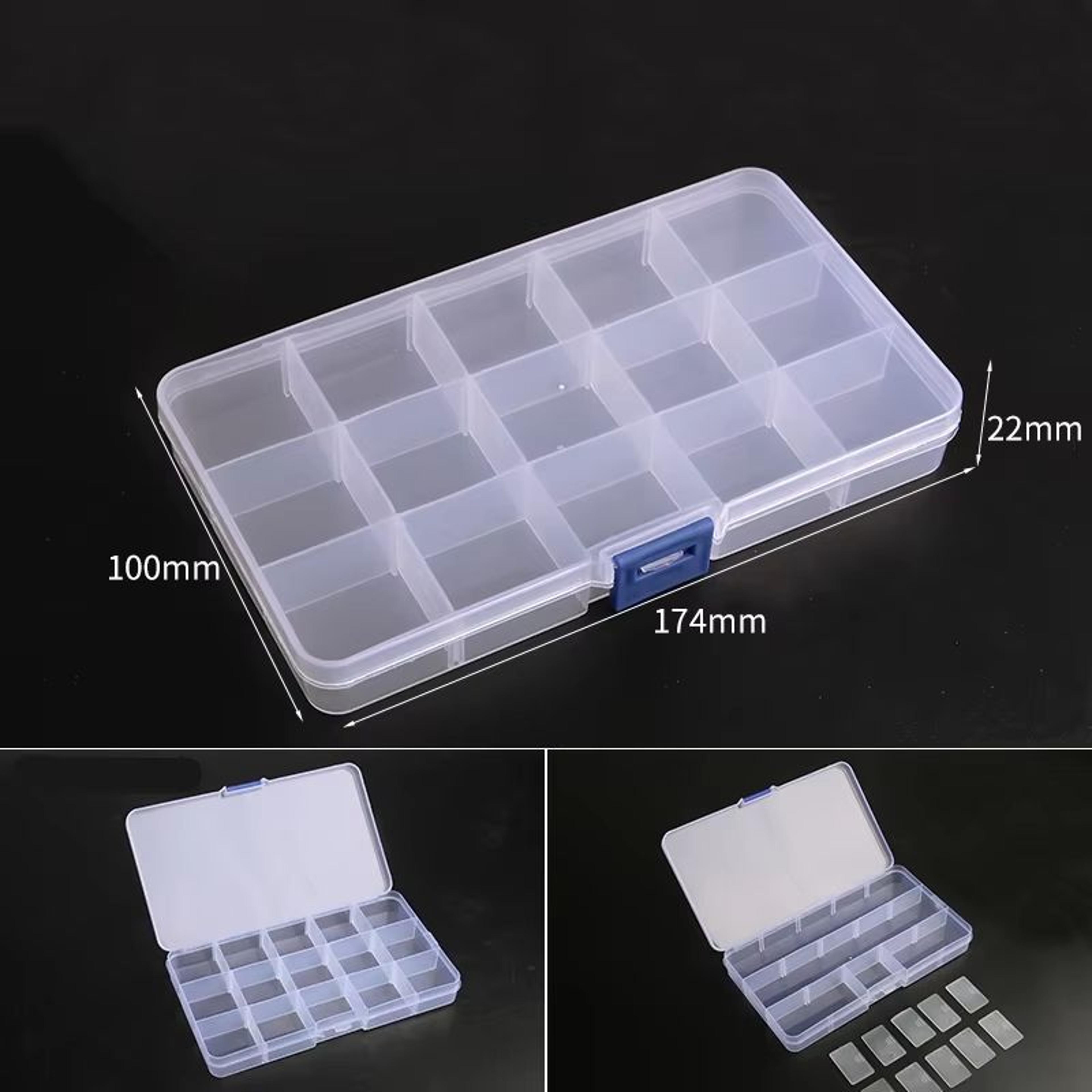Adjustable 1015 Compartment Plastic Storage Box Organizer For Jewelry And Small Accessories 7