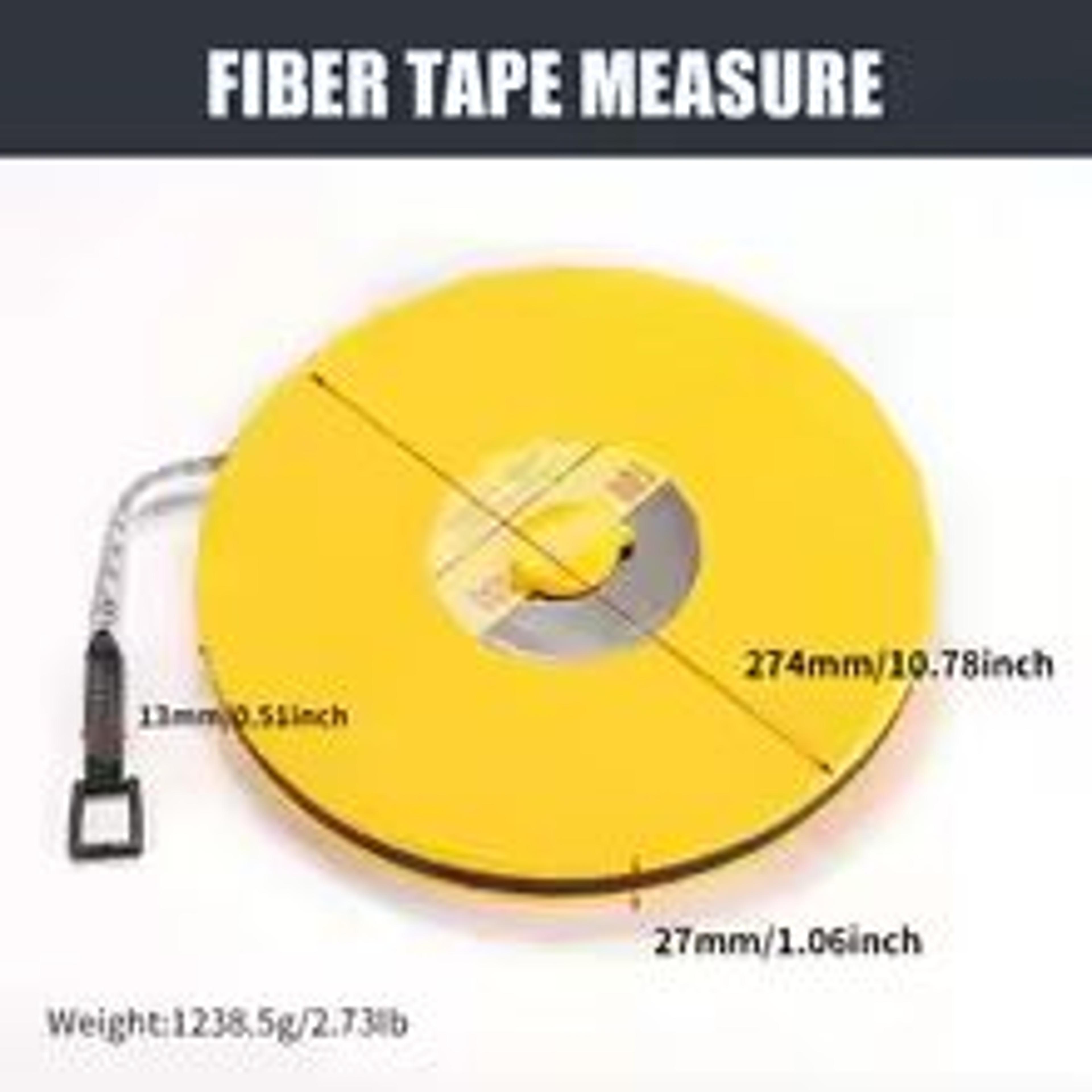 Long Fiberglass Measuring Tape  656ft  984ft  164ft  328ft Distance Tape Measure 7