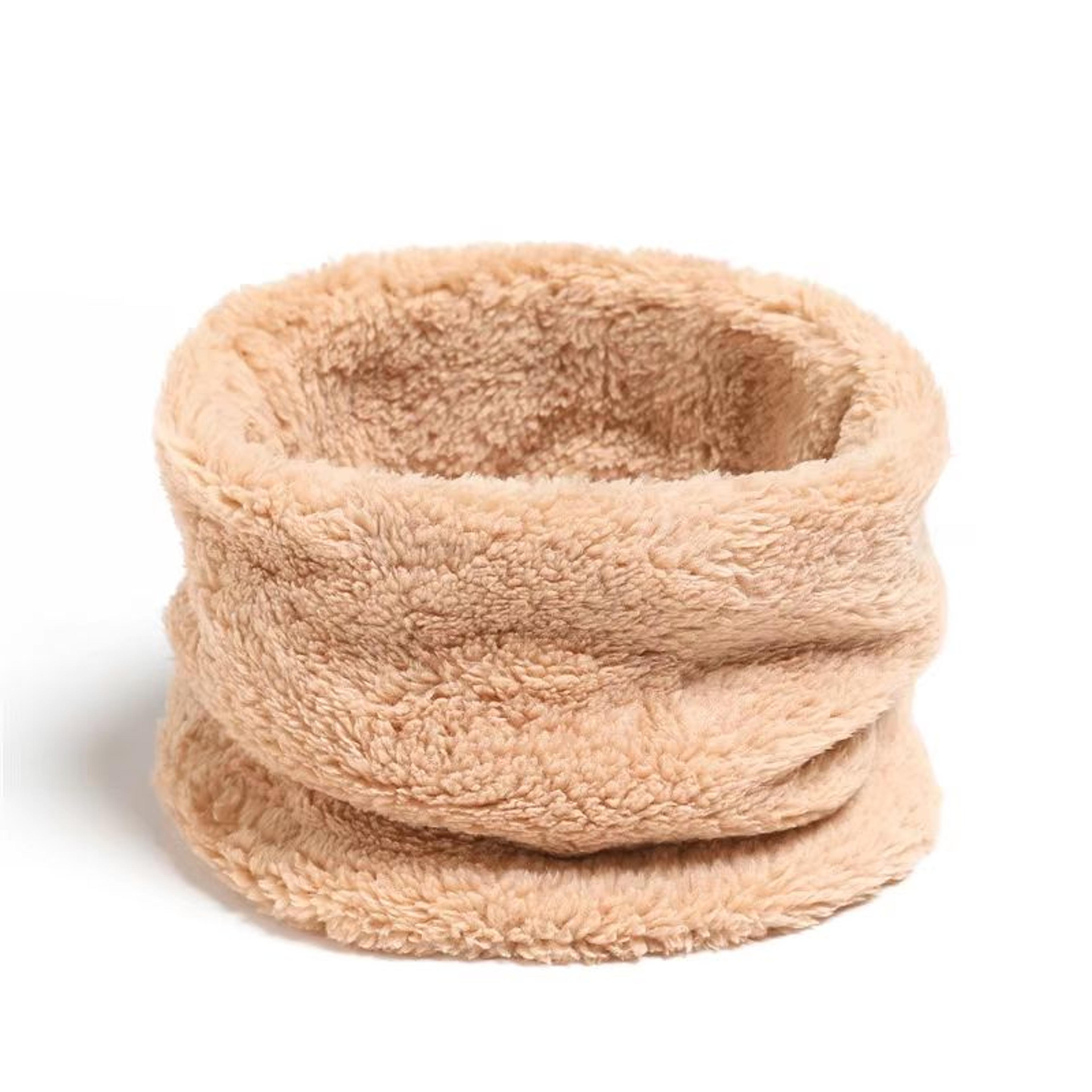 Cashmere Style Warm Winter Scarf With Full Face Mask Plush Thick Neck Warmer For Men Women Children 7