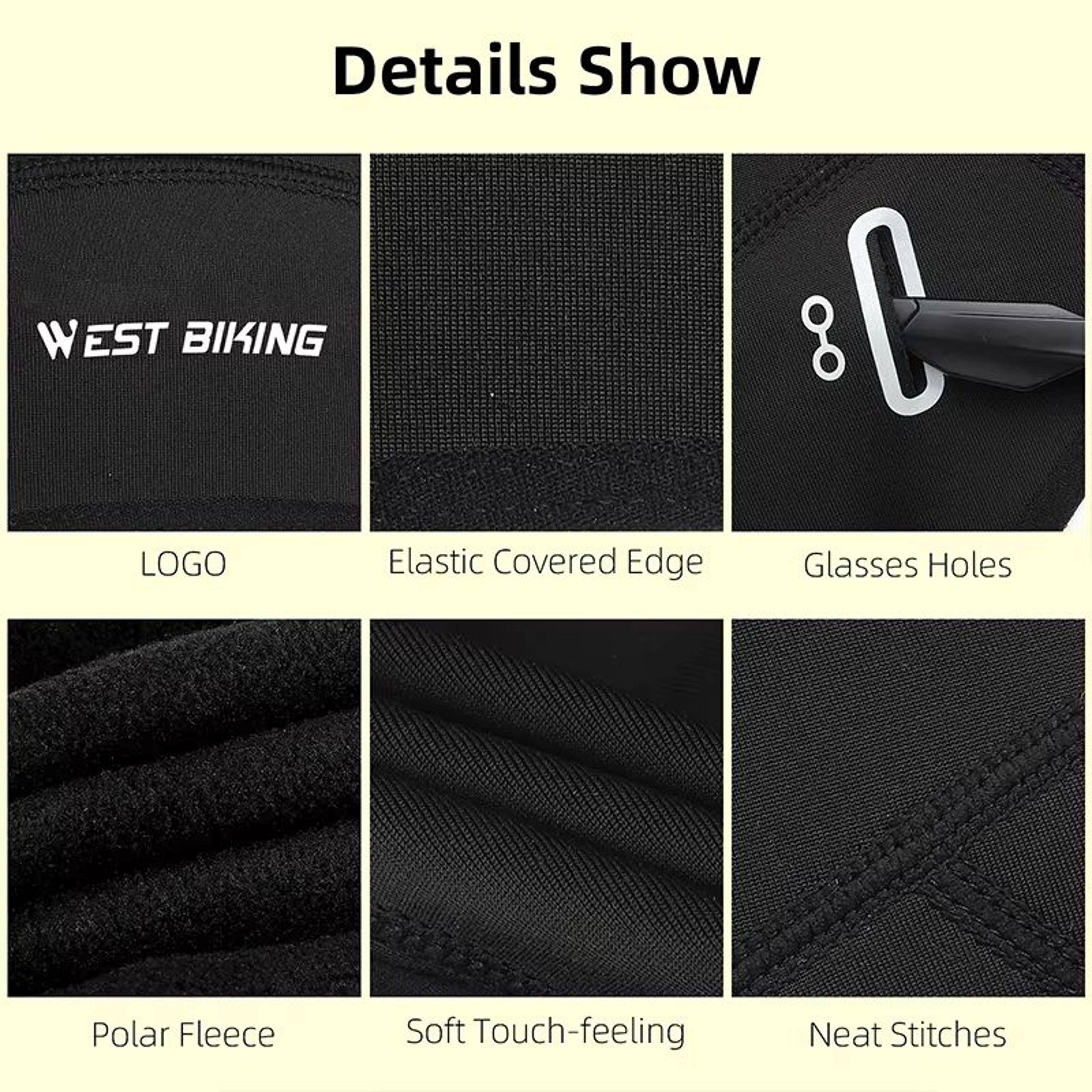Windproof Winter Fleece Cycling Skull Cap Helmet Liner For Men 4